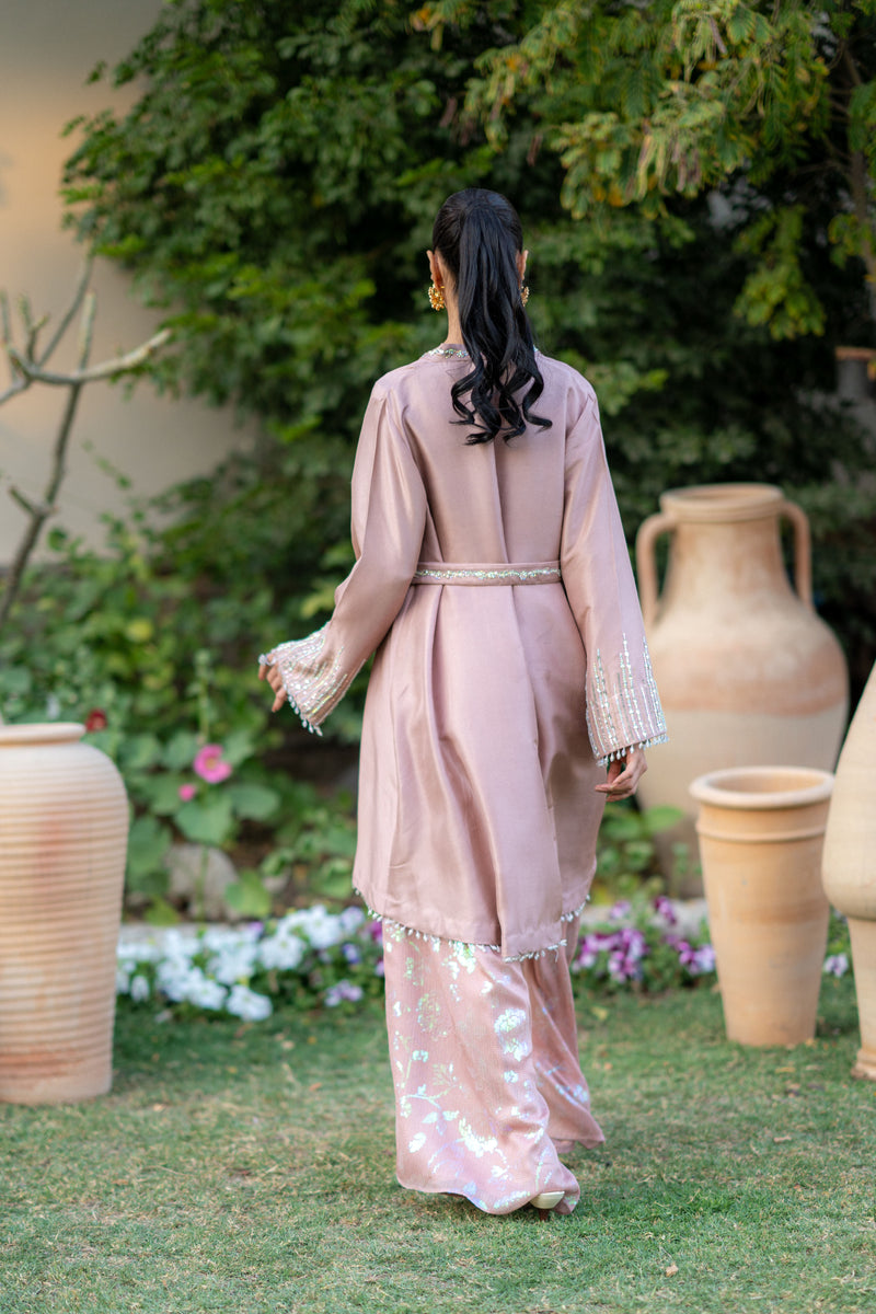 Wahaj M Khan | Pari Collection | Lavender Pari Wrap by Wahaj M Khan - Designer Dress  - Type : Ladies Clothes - Available at Libayah - 100% Original 