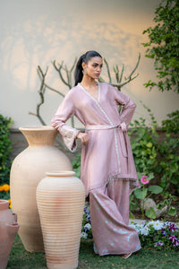 Wahaj M Khan | Pari Collection | Lavender Pari Wrap by Wahaj M Khan - Designer Dress  - Type : Ladies Clothes - Available at Libayah - 100% Original 