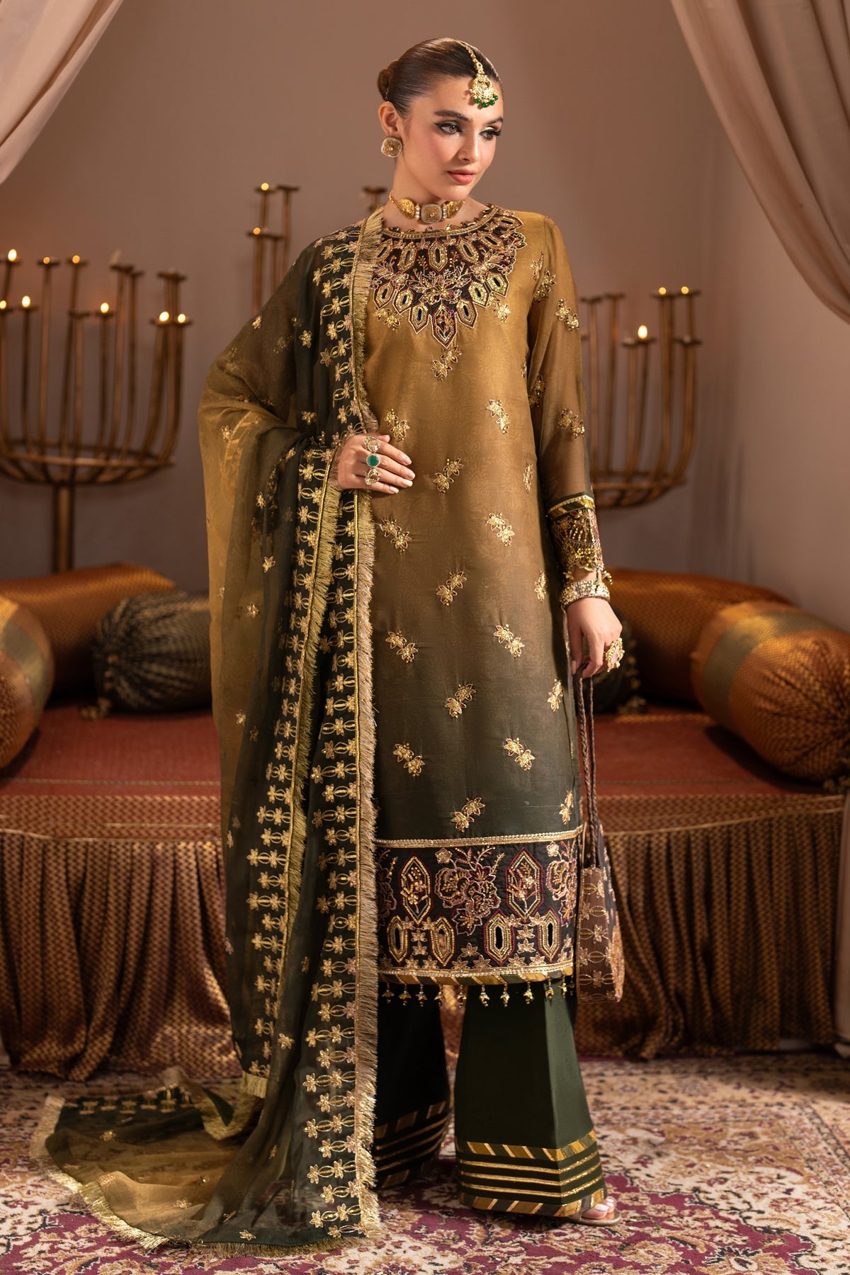 Alizeh | Jhalak Formals | AF-JHLK-06-ZABREEN by Alizeh - Designer Dress - Type: Ladies Clothes - Available at Libayah - 100% Original