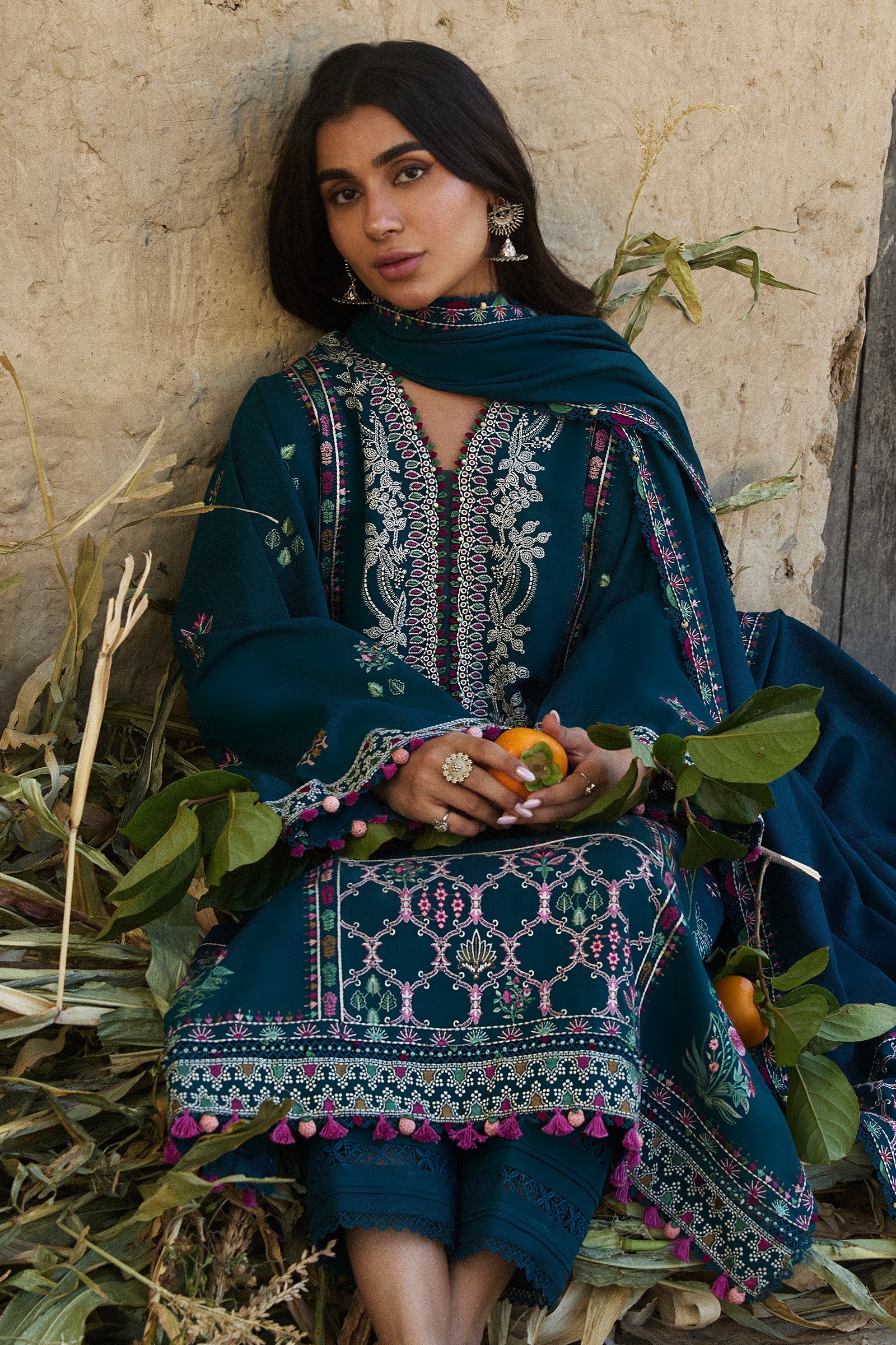 Zaha | Winter 2024 |  ZUMAR (ZW24-05) by Zaha - Designer Dress - Type: Ladies Clothes - Available at Libayah - 100% Original