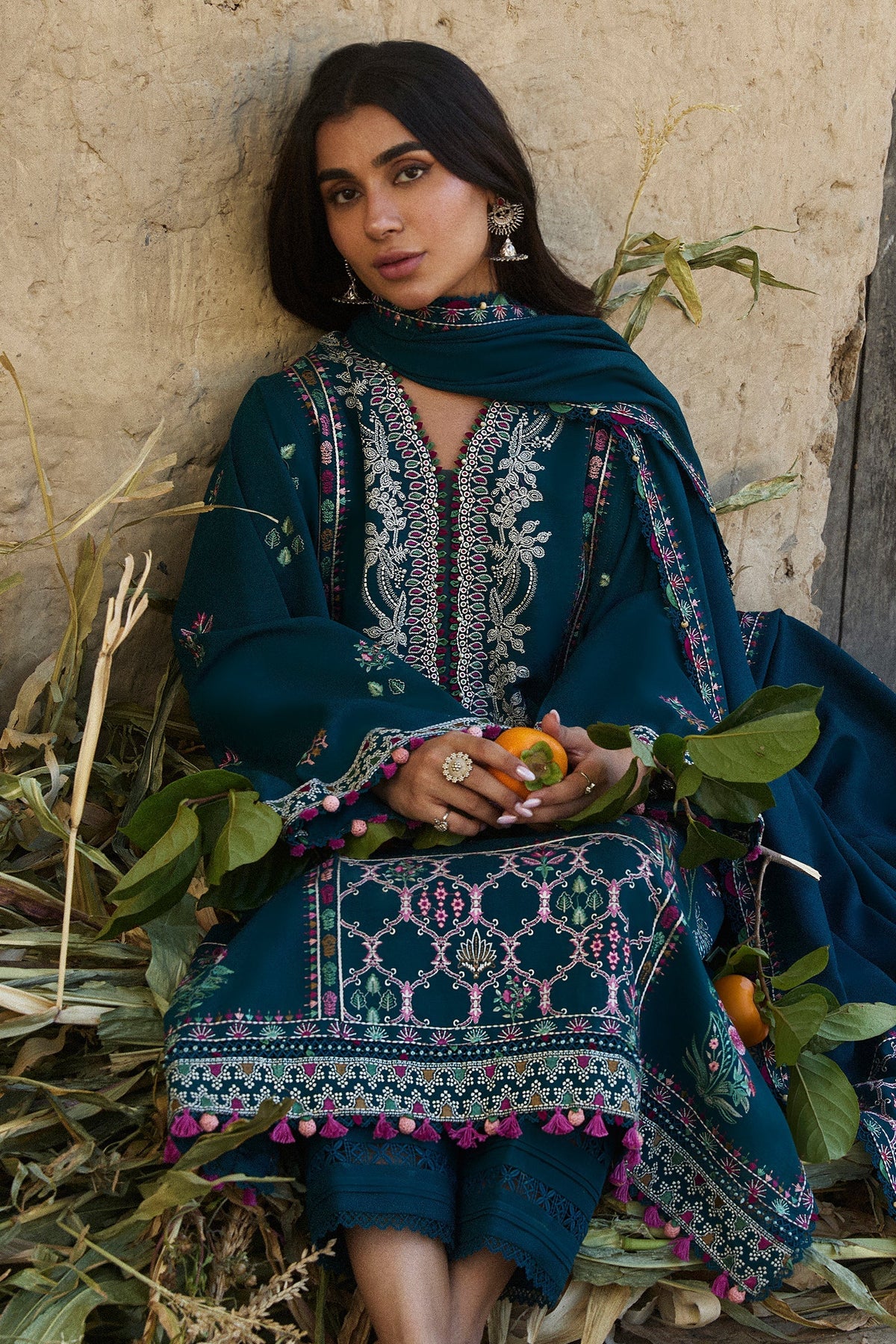 Zaha | Winter 2024 |  ZUMAR (ZW24-05) by Zaha - Designer Dress - Type: Ladies Clothes - Available at Libayah - 100% Original