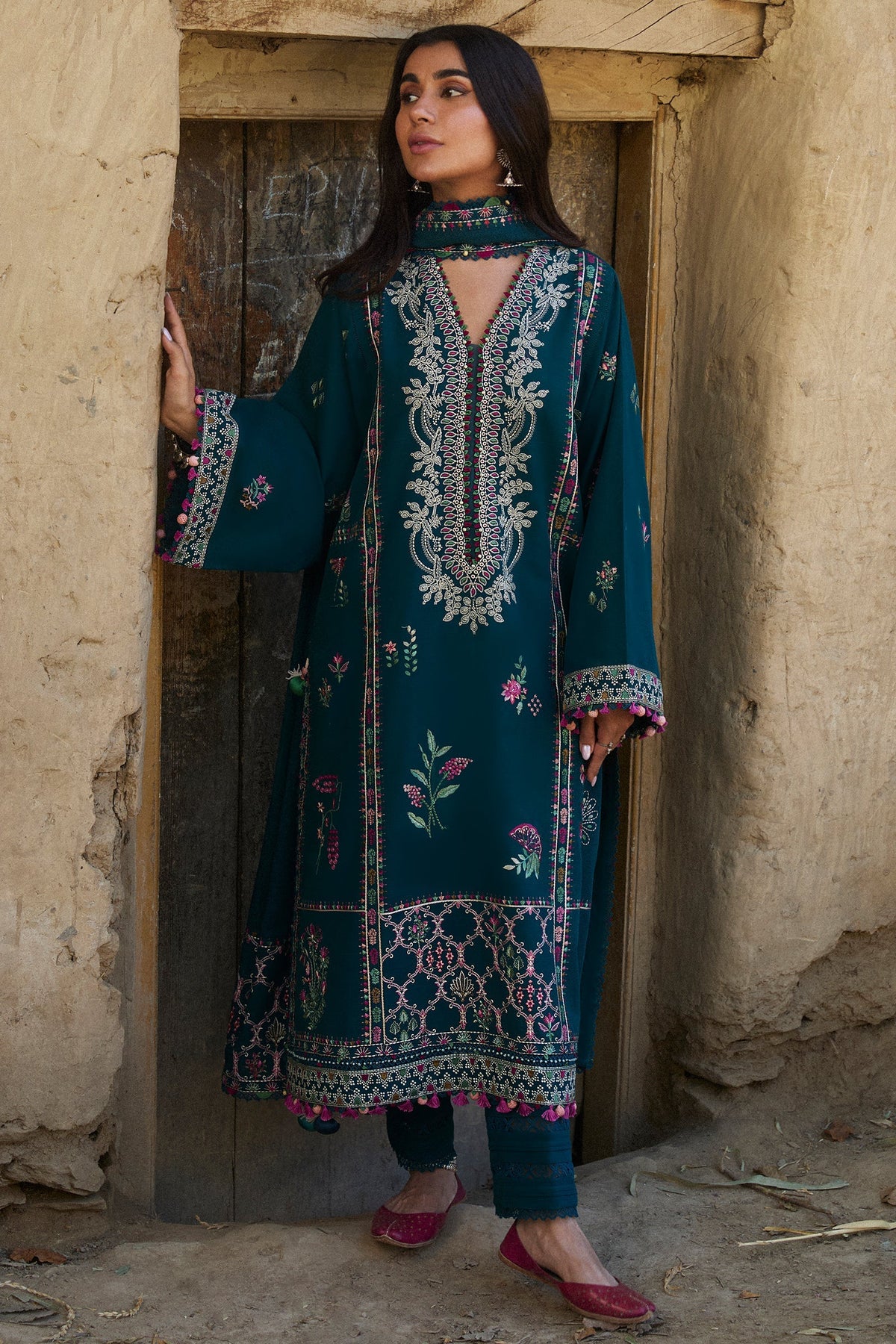 Zaha | Winter 2024 |  ZUMAR (ZW24-05) by Zaha - Designer Dress - Type: Ladies Clothes - Available at Libayah - 100% Original