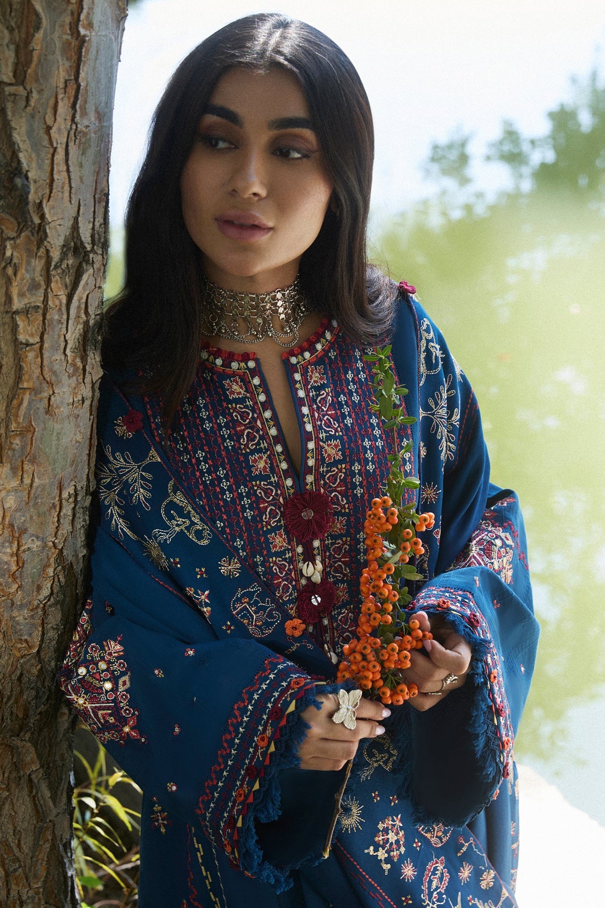 Zaha | Winter 2024 |  ZARMINA (ZW24-15) by Zaha - Designer Dress - Type: Ladies Clothes - Available at Libayah - 100% Original