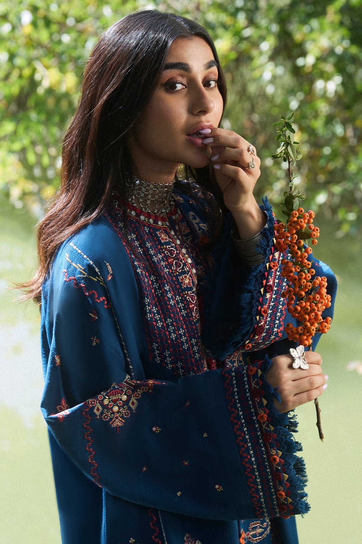 Zaha | Winter 2024 |  ZARMINA (ZW24-15) by Zaha - Designer Dress - Type: Ladies Clothes - Available at Libayah - 100% Original