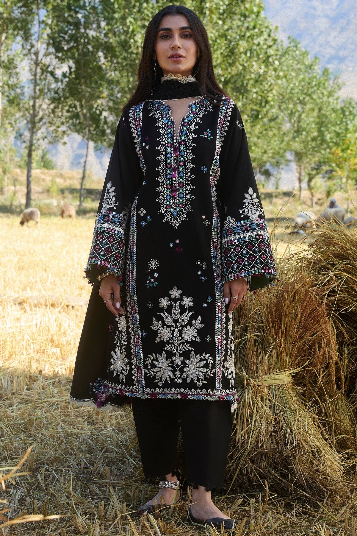 Zaha | Winter 2024 |  HAZAN (ZW24-06) by Zaha - Designer Dress - Type: Ladies Clothes - Available at Libayah - 100% Original