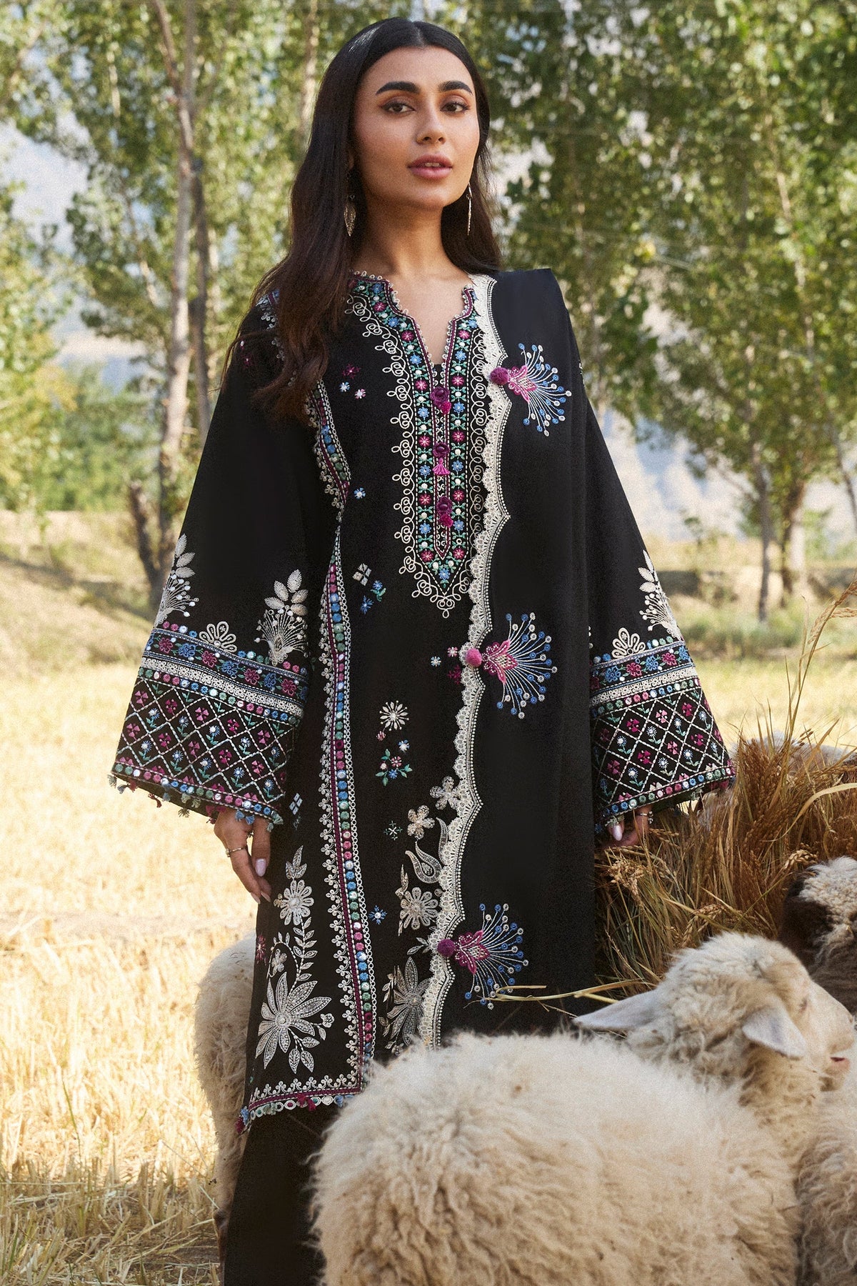 Zaha | Winter 2024 |  HAZAN (ZW24-06) by Zaha - Designer Dress - Type: Ladies Clothes - Available at Libayah - 100% Original