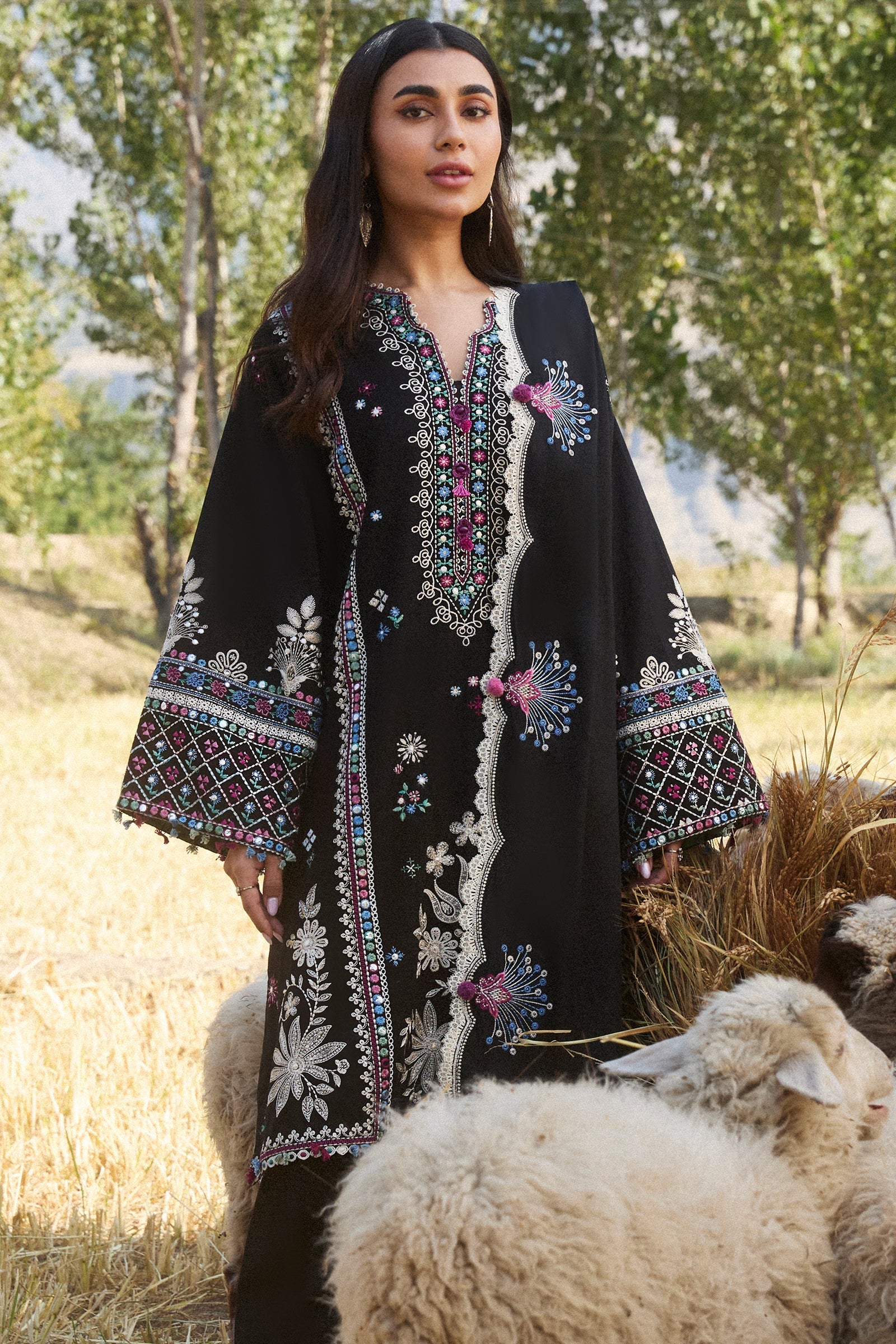 Zaha | Winter 2024 |  HAZAN (ZW24-06) by Zaha - Designer Dress - Type: Ladies Clothes - Available at Libayah - 100% Original