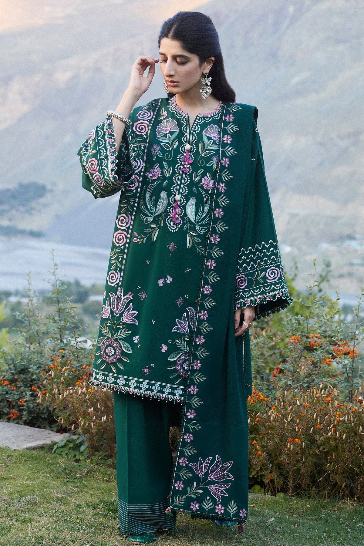 Zaha | Winter 2024 |  ARSIN (ZW24-11) by Zaha - Designer Dress - Type: Ladies Clothes - Available at Libayah - 100% Original