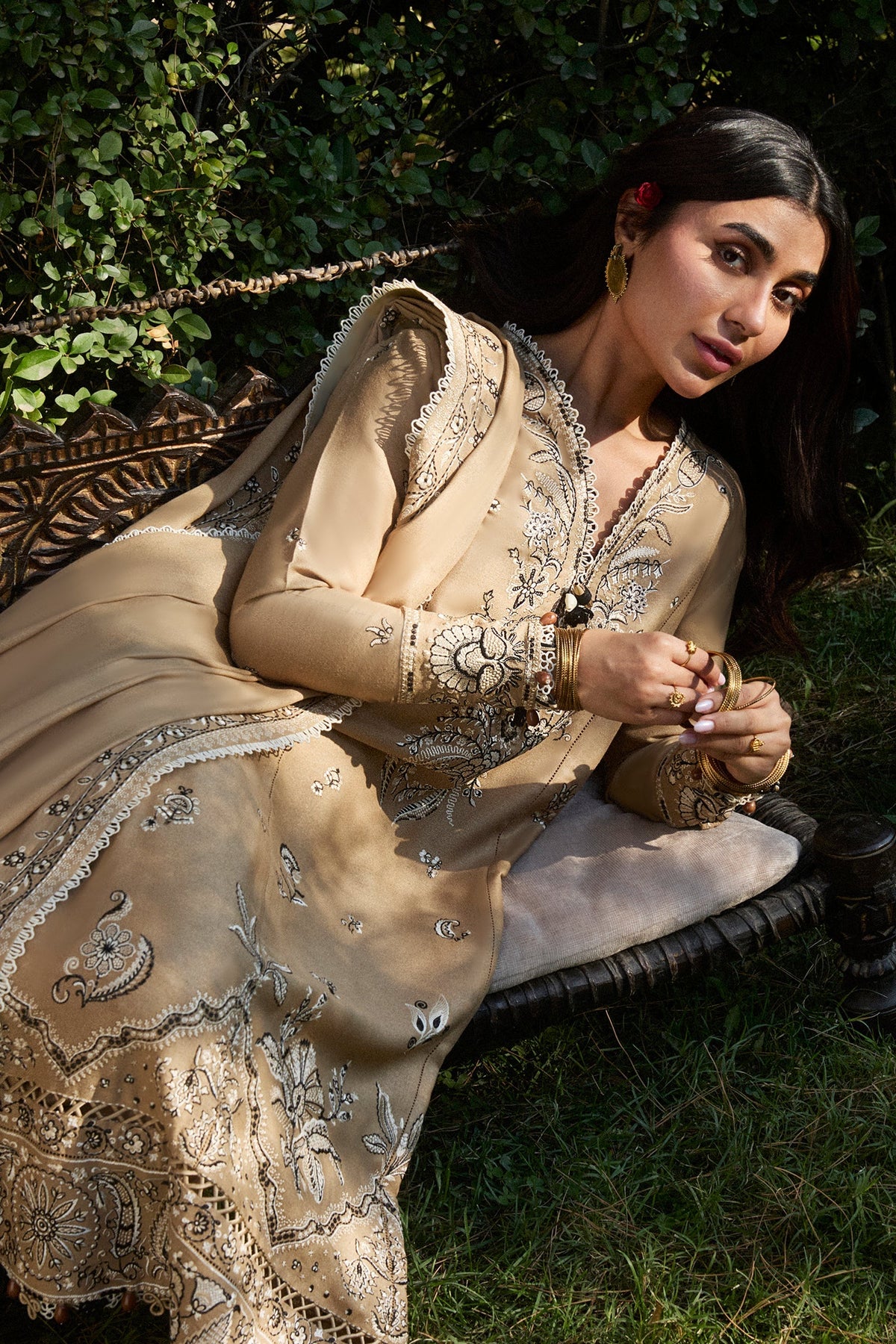 Zaha | Winter 2024 |  SUZANI (ZW24-10) by Zaha - Designer Dress - Type: Ladies Clothes - Available at Libayah - 100% Original