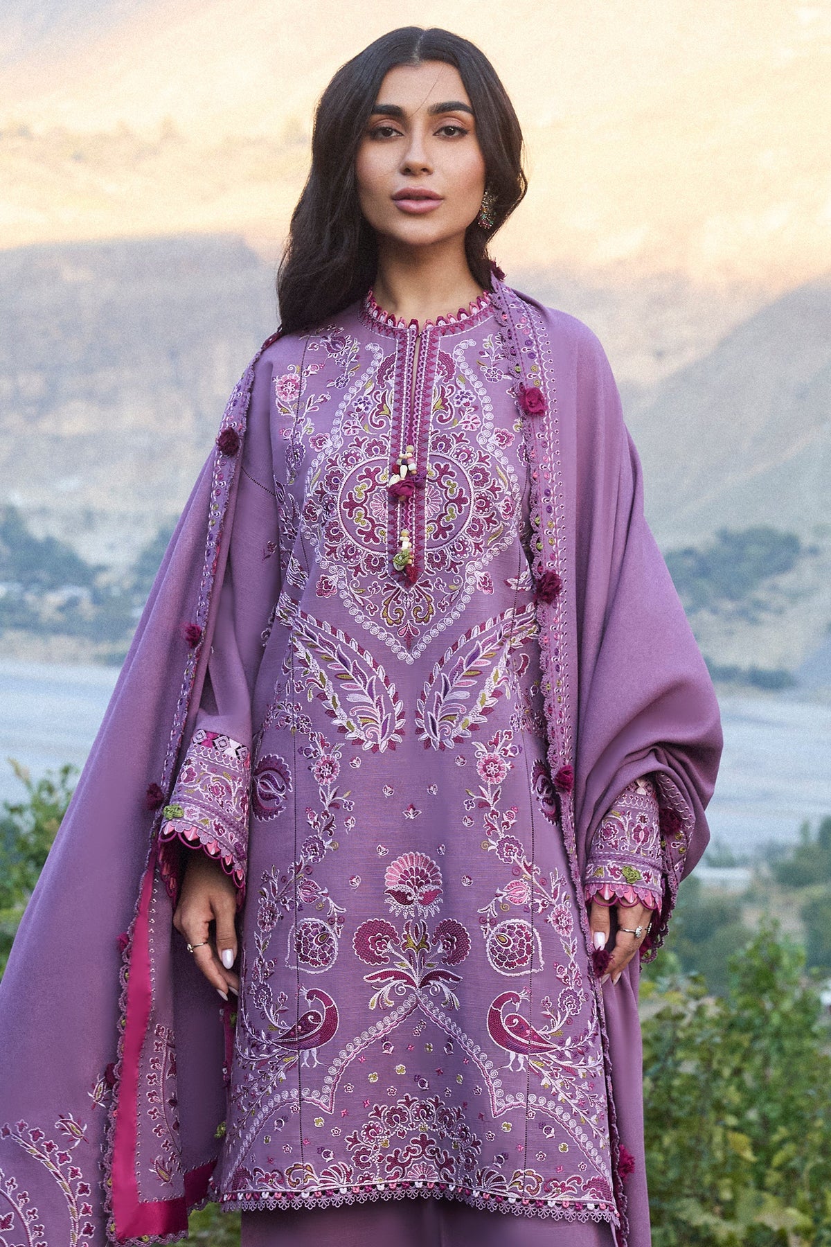 Zaha | Winter 2024 |  GULRANG (ZW24-13) by Zaha - Designer Dress - Type: Ladies Clothes - Available at Libayah - 100% Original