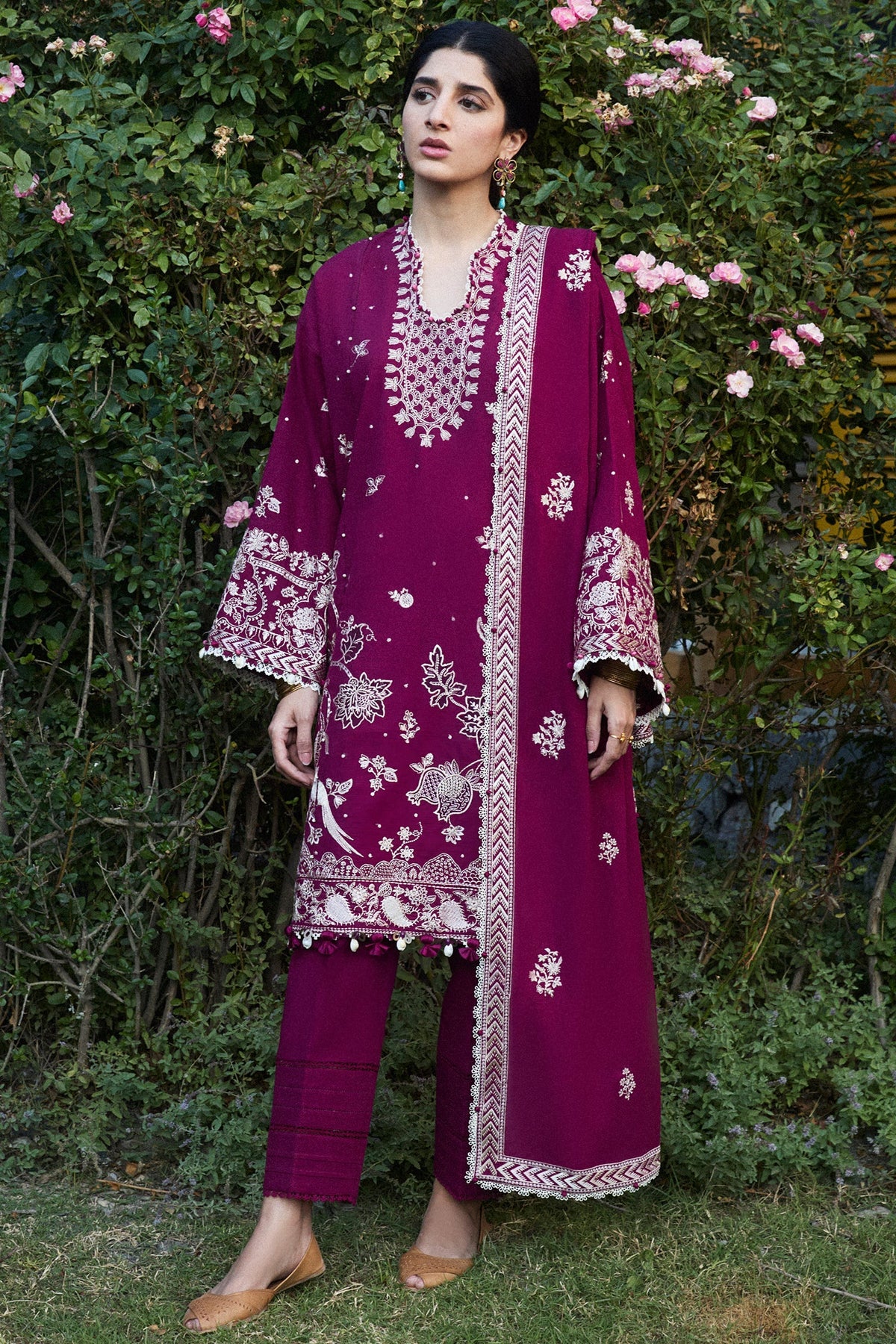 Zaha | Winter 2024 |  AFREEN (ZW24-12) by Zaha - Designer Dress - Type: Ladies Clothes - Available at Libayah - 100% Original