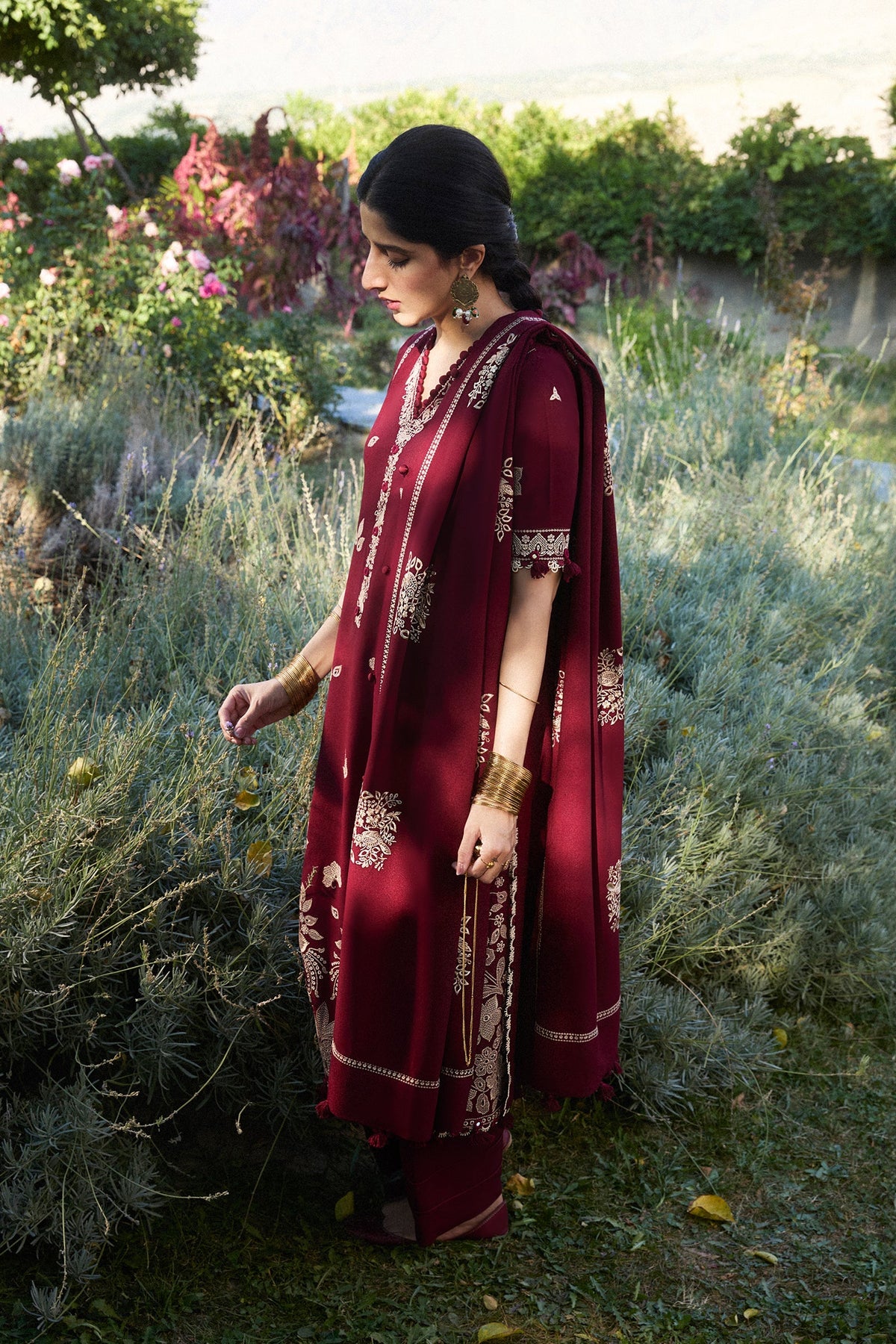 Zaha | Winter 2024 |  ZARQAA (ZW24-04) by Zaha - Designer Dress - Type: Ladies Clothes - Available at Libayah - 100% Original