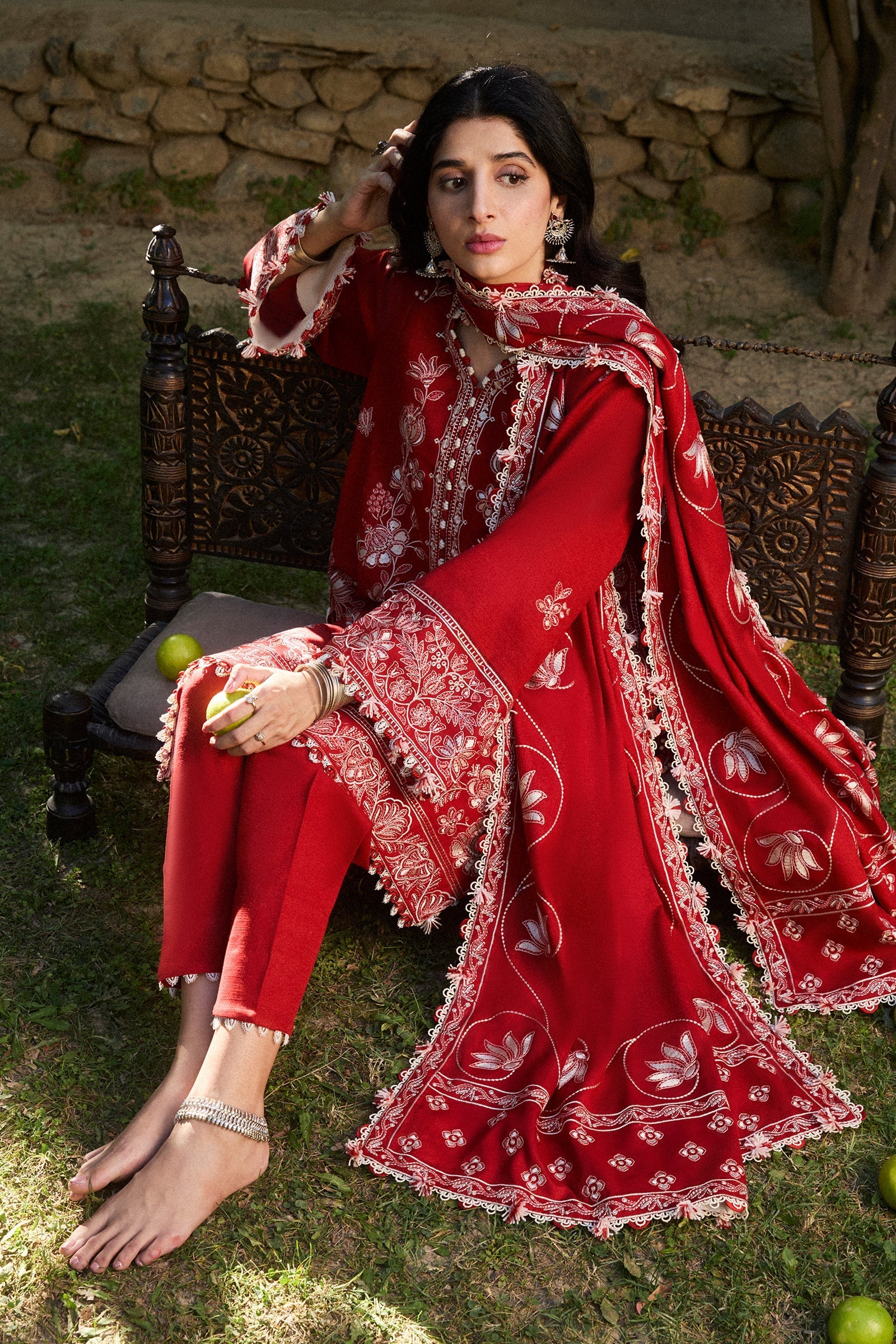 Zaha | Winter 2024 |  DILARA (ZW24-02) by Zaha - Designer Dress - Type: Ladies Clothes - Available at Libayah - 100% Original