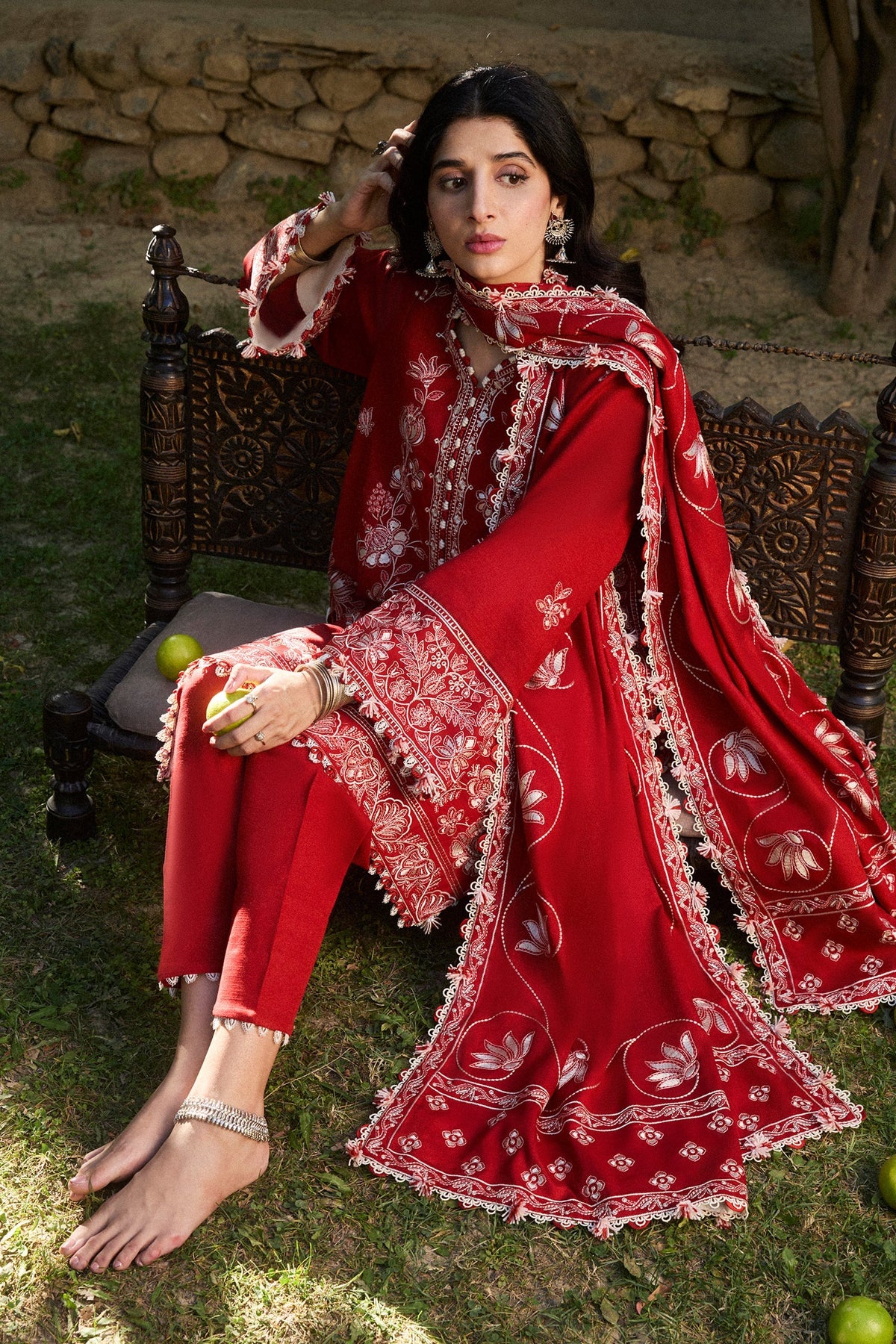 Zaha | Winter 2024 |  DILARA (ZW24-02) by Zaha - Designer Dress - Type: Ladies Clothes - Available at Libayah - 100% Original