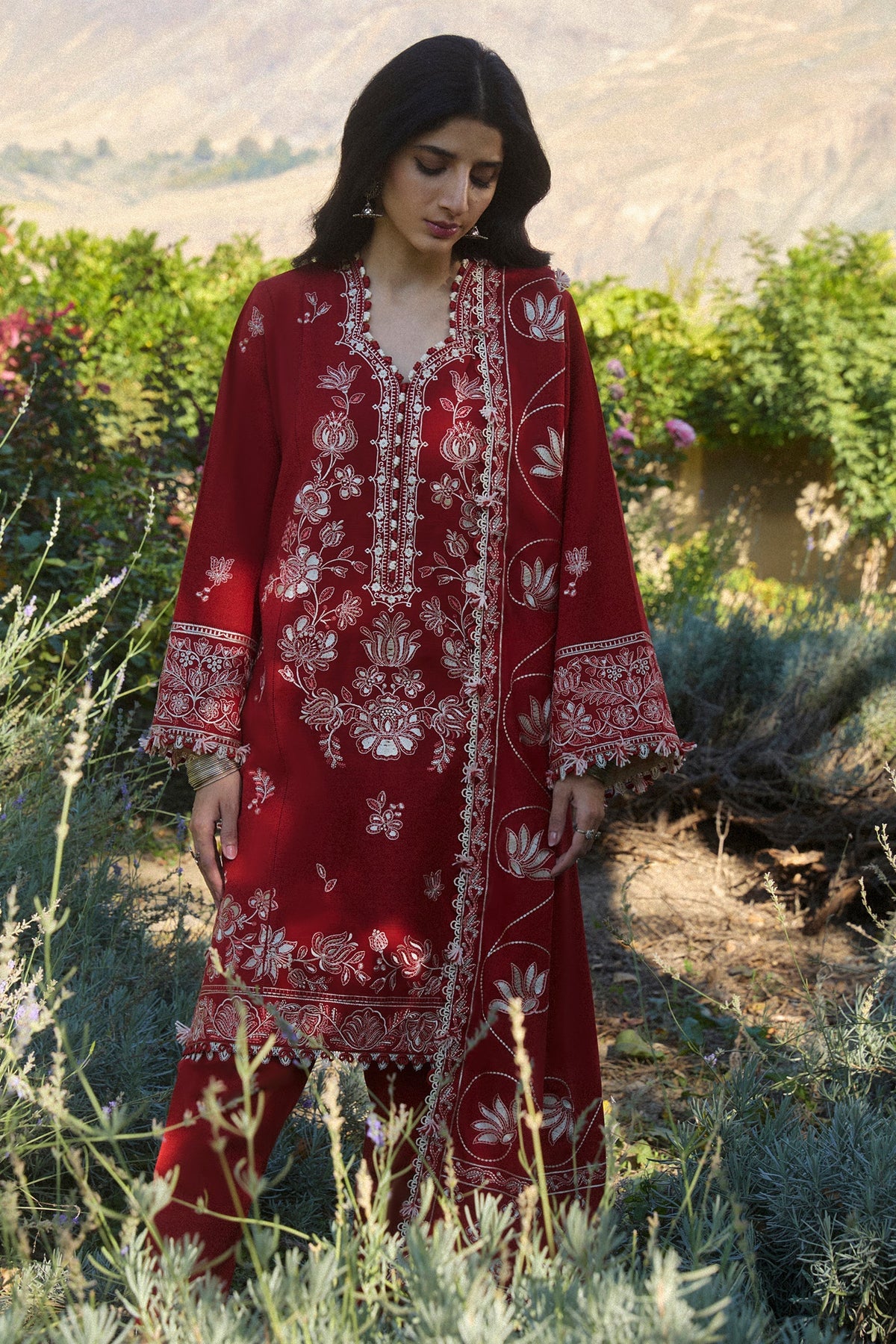 Zaha | Winter 2024 |  DILARA (ZW24-02) by Zaha - Designer Dress - Type: Ladies Clothes - Available at Libayah - 100% Original