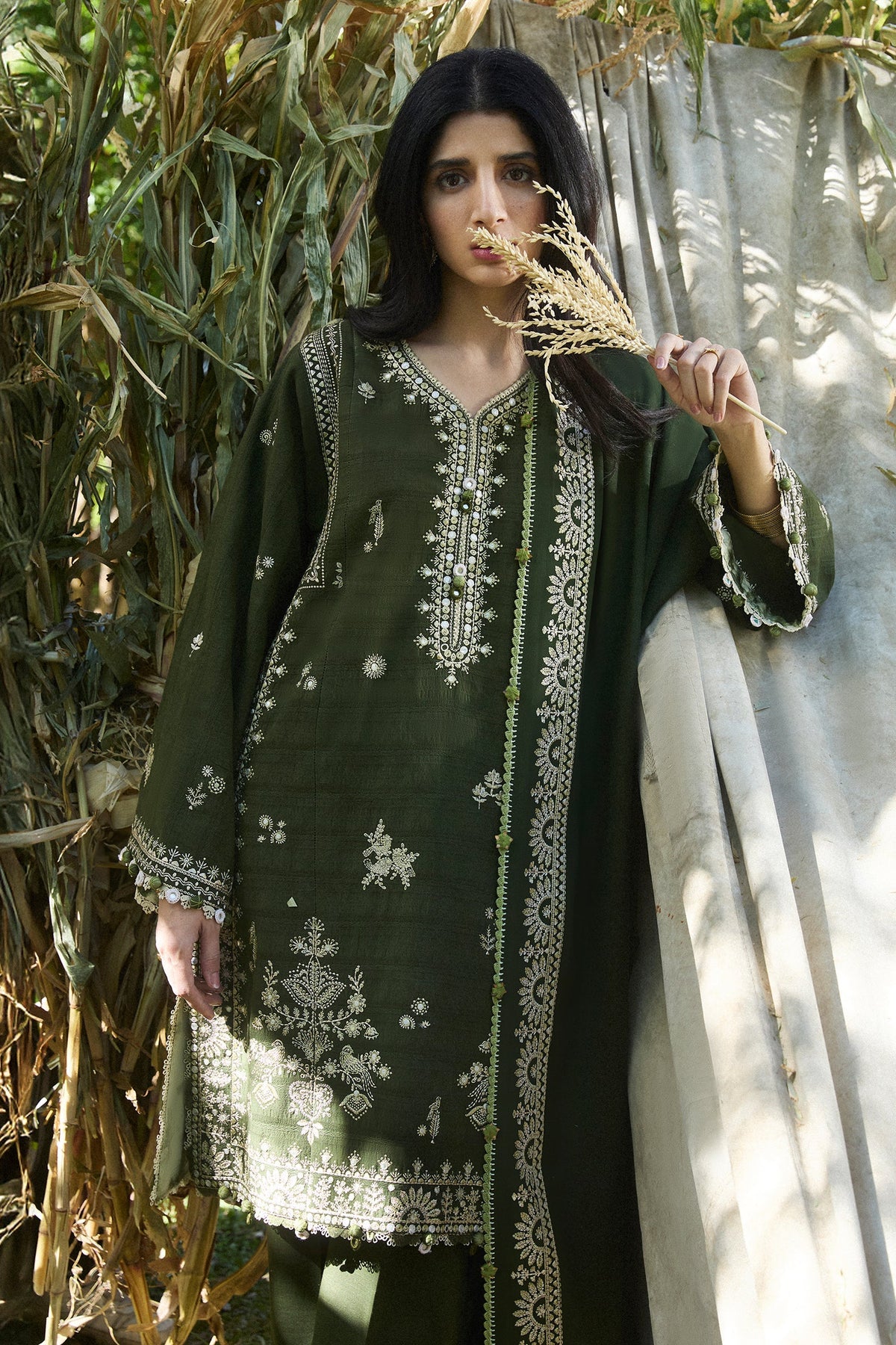 Zaha | Winter 2024 |  SABAAZ (ZW24-01) by Zaha - Designer Dress - Type: Ladies Clothes - Available at Libayah - 100% Original
