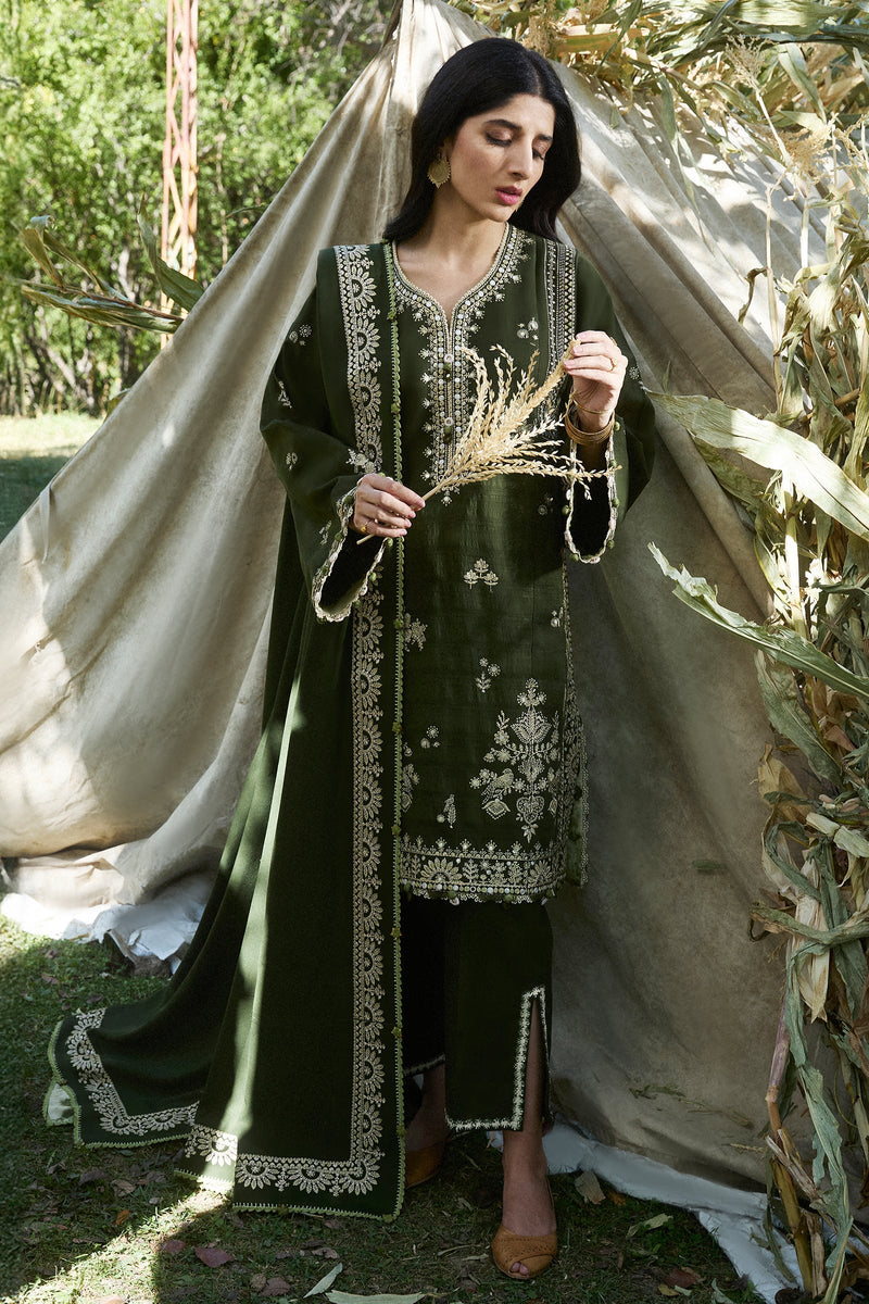 Zaha | Winter 2024 |  SABAAZ (ZW24-01) by Zaha - Designer Dress - Type: Ladies Clothes - Available at Libayah - 100% Original
