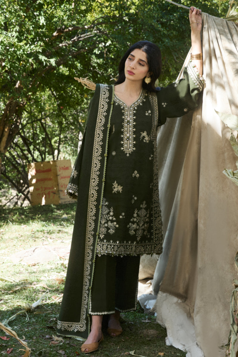 Zaha | Winter 2024 |  SABAAZ (ZW24-01) by Zaha - Designer Dress - Type: Ladies Clothes - Available at Libayah - 100% Original