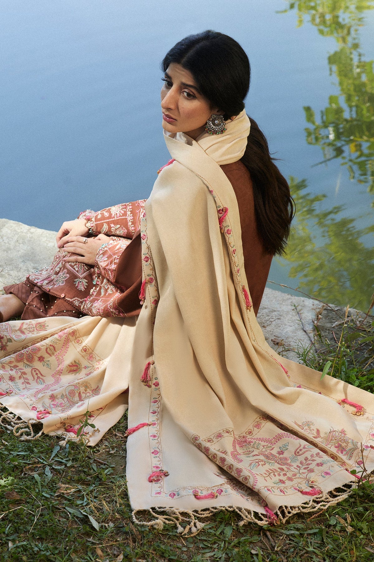 Zaha | Winter 2024 |  SAHIBA (ZW24-14) by Zaha - Designer Dress - Type: Ladies Clothes - Available at Libayah - 100% Original