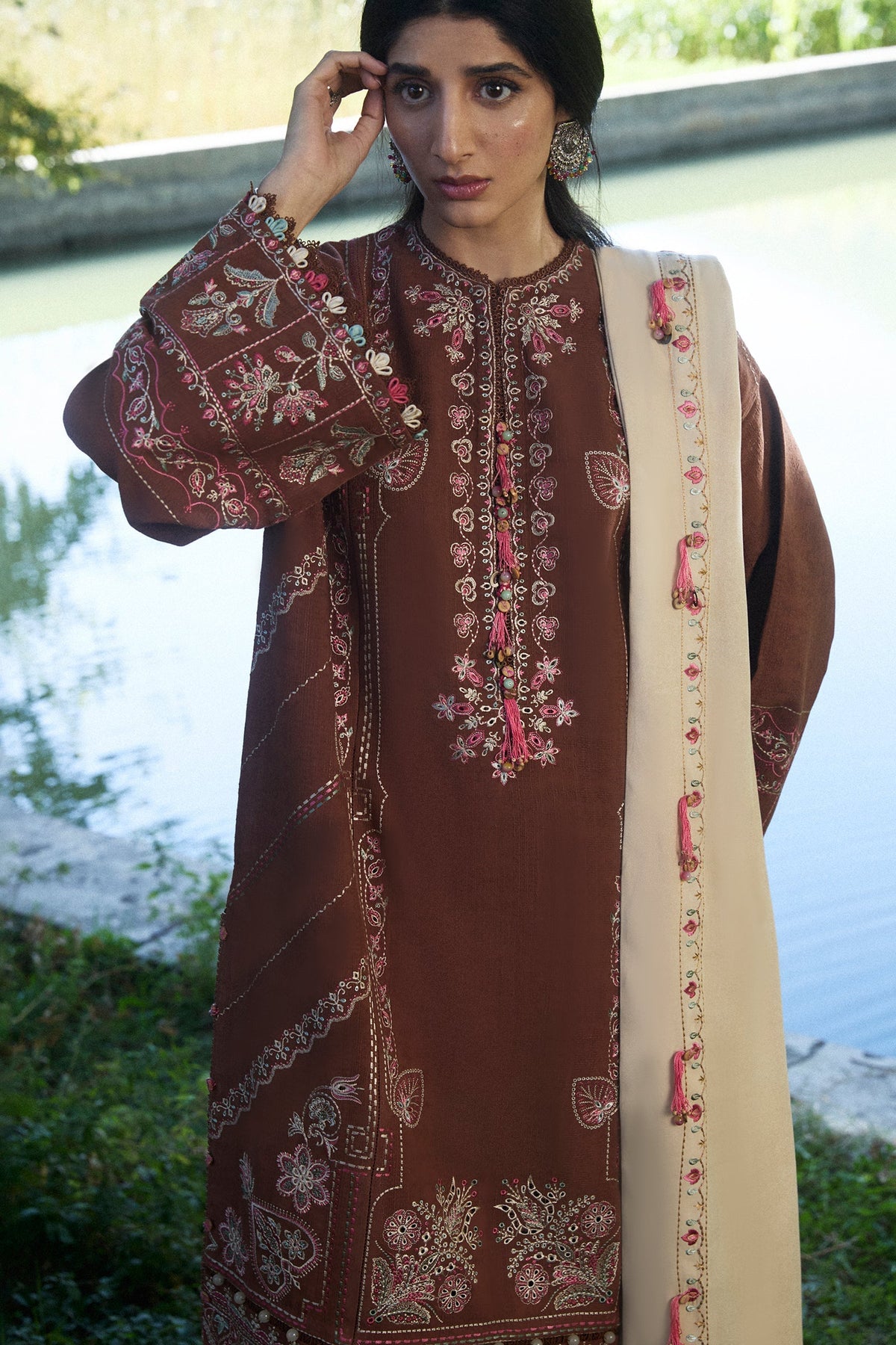 Zaha | Winter 2024 |  SAHIBA (ZW24-14) by Zaha - Designer Dress - Type: Ladies Clothes - Available at Libayah - 100% Original