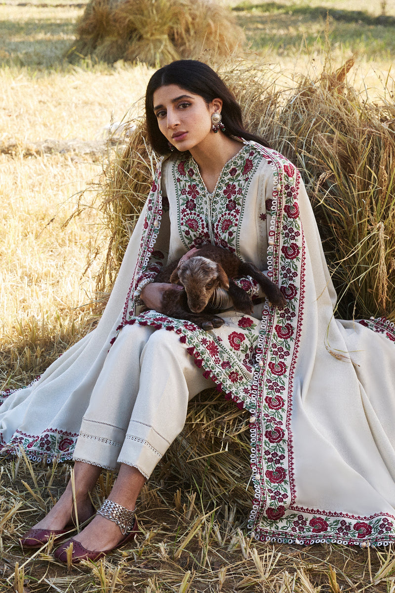 Zaha | Winter 2024 |  AABROO (ZW24-07) by Zaha - Designer Dress - Type: Ladies Clothes - Available at Libayah - 100% Original