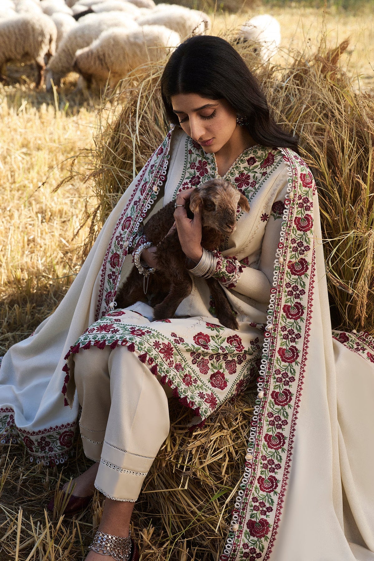 Zaha | Winter 2024 |  AABROO (ZW24-07) by Zaha - Designer Dress - Type: Ladies Clothes - Available at Libayah - 100% Original