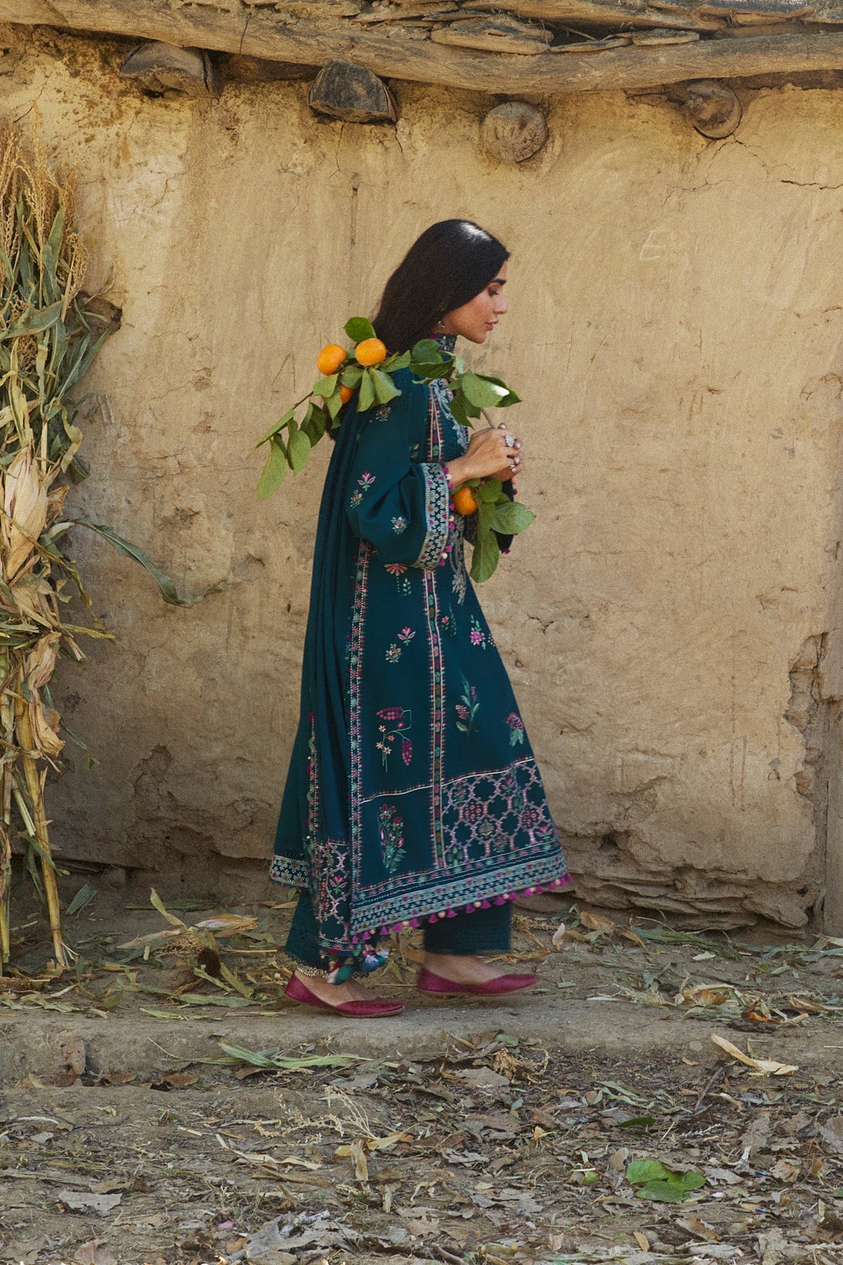 Zaha | Winter 2024 |  ZARMINA (ZW24-15) by Zaha - Designer Dress - Type: Ladies Clothes - Available at Libayah - 100% Original