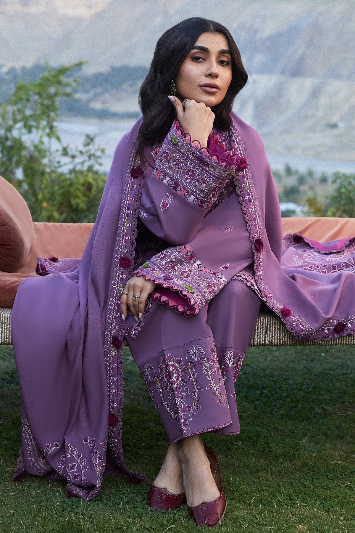 Zaha | Winter 2024 |  GULRANG (ZW24-13) by Zaha - Designer Dress - Type: Ladies Clothes - Available at Libayah - 100% Original