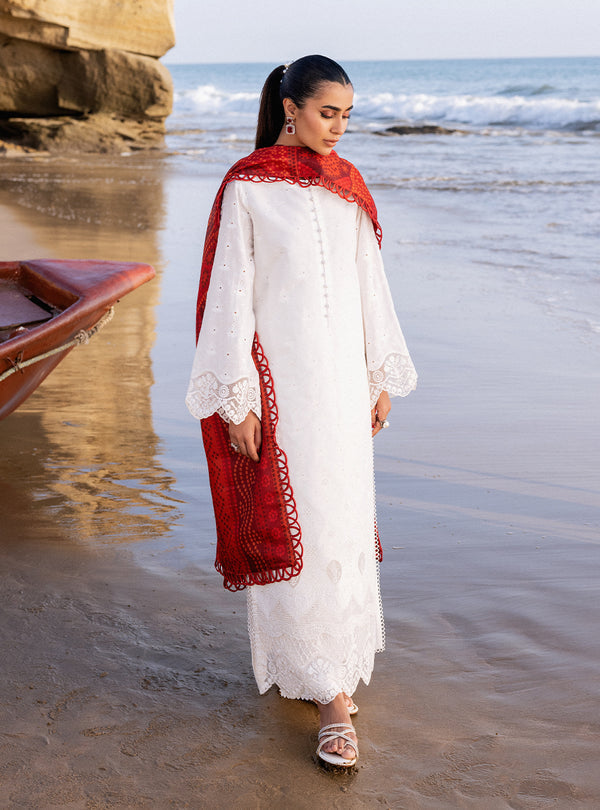 Zainab chottani | Luxury Chikankari 24 | CHUNARI - 3A by Zainab Chottani - Designer Dress - Type: Ladies Clothes - Available at Libayah - 100% Original