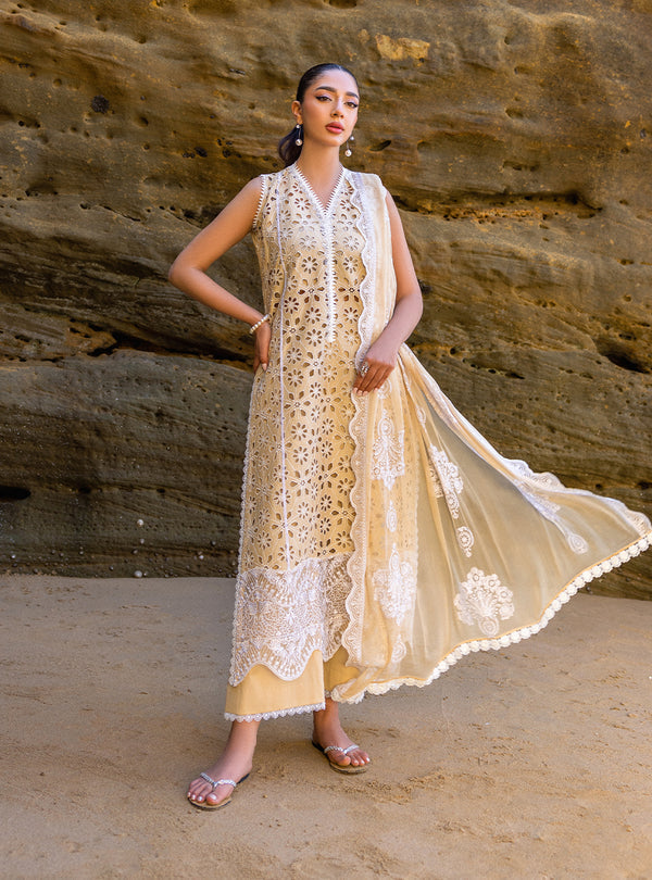 Zainab chottani | Luxury Chikankari 24 | MOTIA - 7B by Zainab Chottani - Designer Dress - Type: Ladies Clothes - Available at Libayah - 100% Original