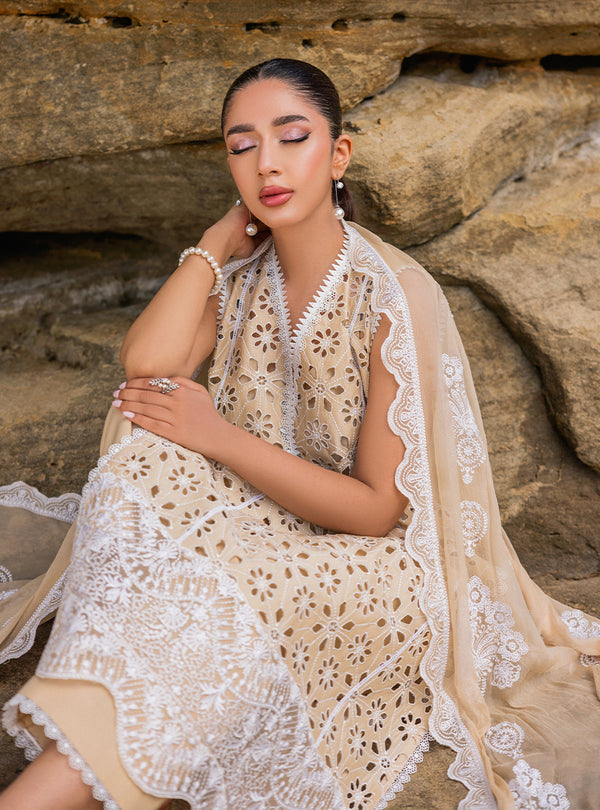 Zainab chottani | Luxury Chikankari 24 | MOTIA - 7B by Zainab Chottani - Designer Dress - Type: Ladies Clothes - Available at Libayah - 100% Original