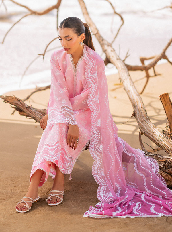 Zainab chottani | Luxury Chikankari 24 | AMYRA - 8B by Zainab Chottani - Designer Dress - Type: Ladies Clothes - Available at Libayah - 100% Original