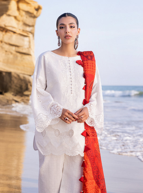 Zainab chottani | Luxury Chikankari 24 | CHUNARI - 3A by Zainab Chottani - Designer Dress - Type: Ladies Clothes - Available at Libayah - 100% Original