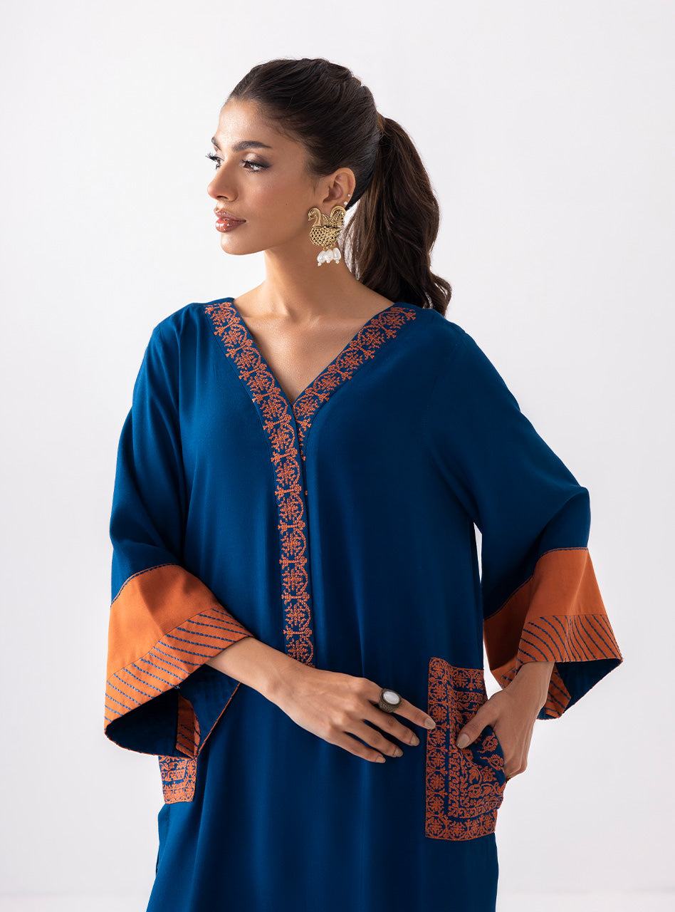 Zainab Chottani | Aara Casual Pret |  Electric Sapphire by Zainab Chottani - Designer Dress - Type: Ladies Clothes - Available at Libayah - 100% Original