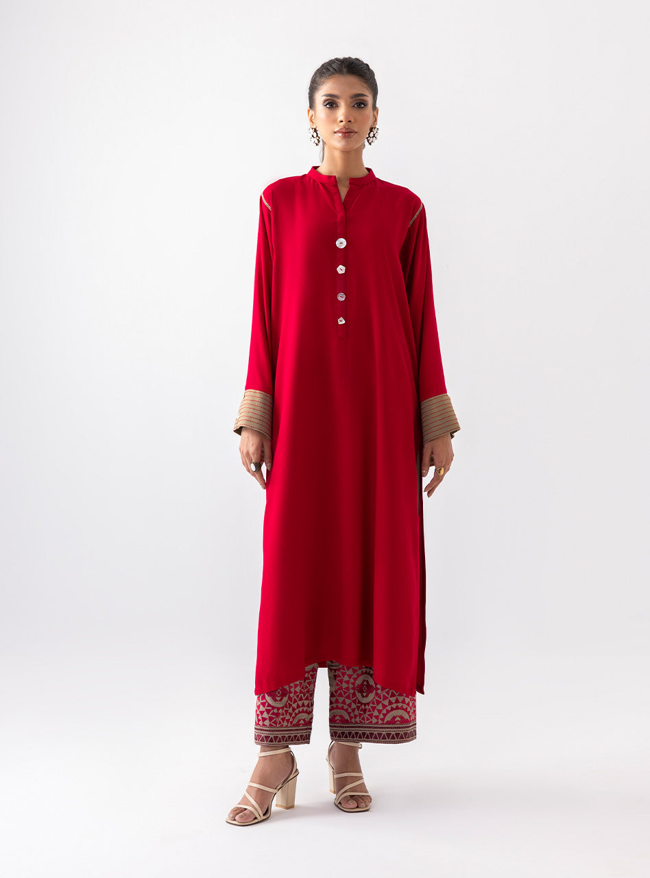 Zainab Chottani | Aara Casual Pret |  Prime Rose by Zainab Chottani - Designer Dress - Type: Ladies Clothes - Available at Libayah - 100% Original