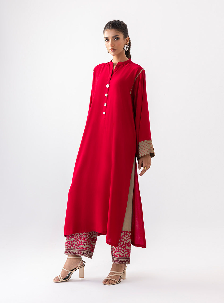 Zainab Chottani | Aara Casual Pret |  Prime Rose by Zainab Chottani - Designer Dress - Type: Ladies Clothes - Available at Libayah - 100% Original