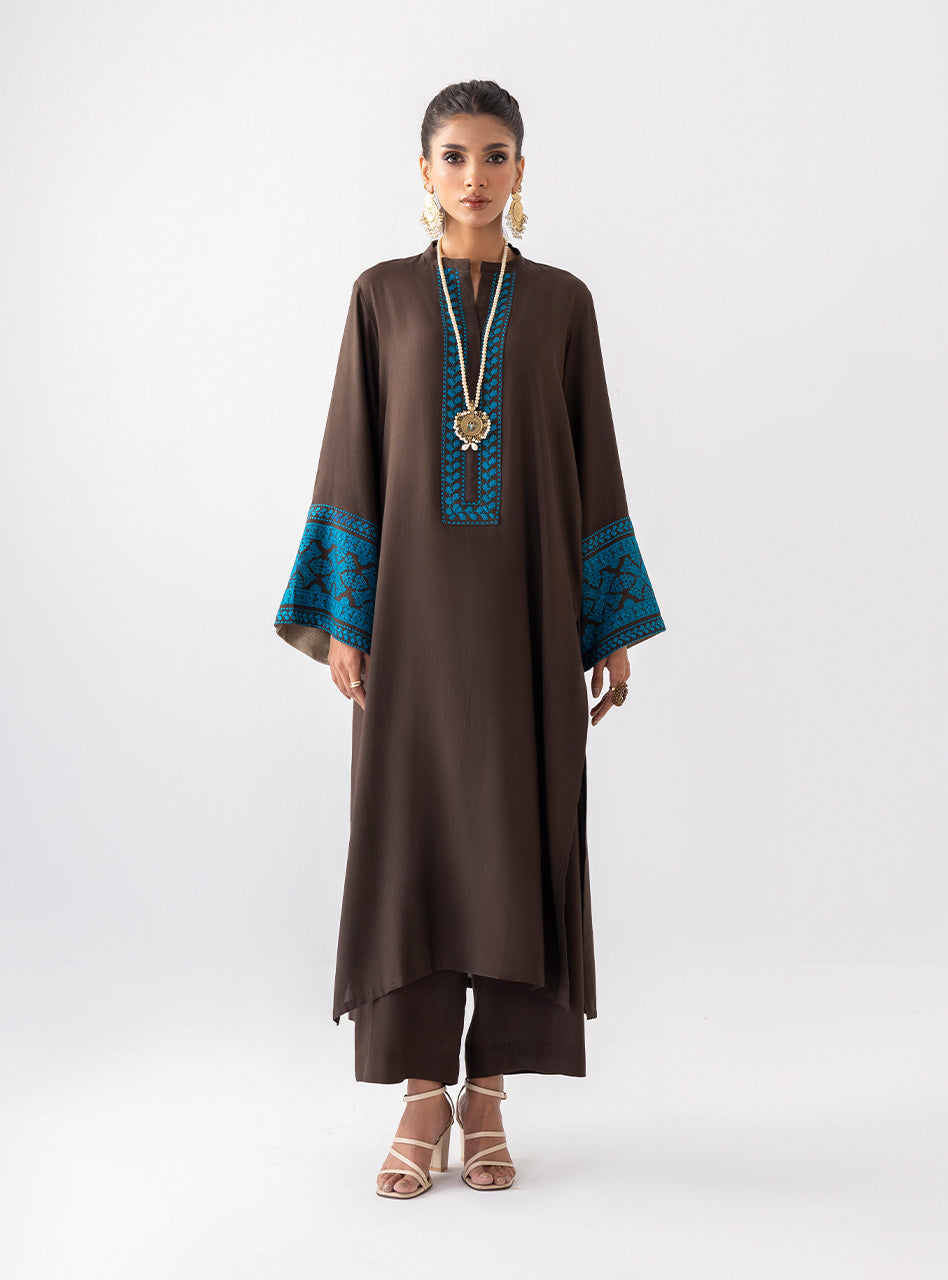 Zainab Chottani | Aara Casual Pret | Dark Chrome by Zainab Chottani - Designer Dress - Type: Ladies Clothes - Available at Libayah - 100% Original