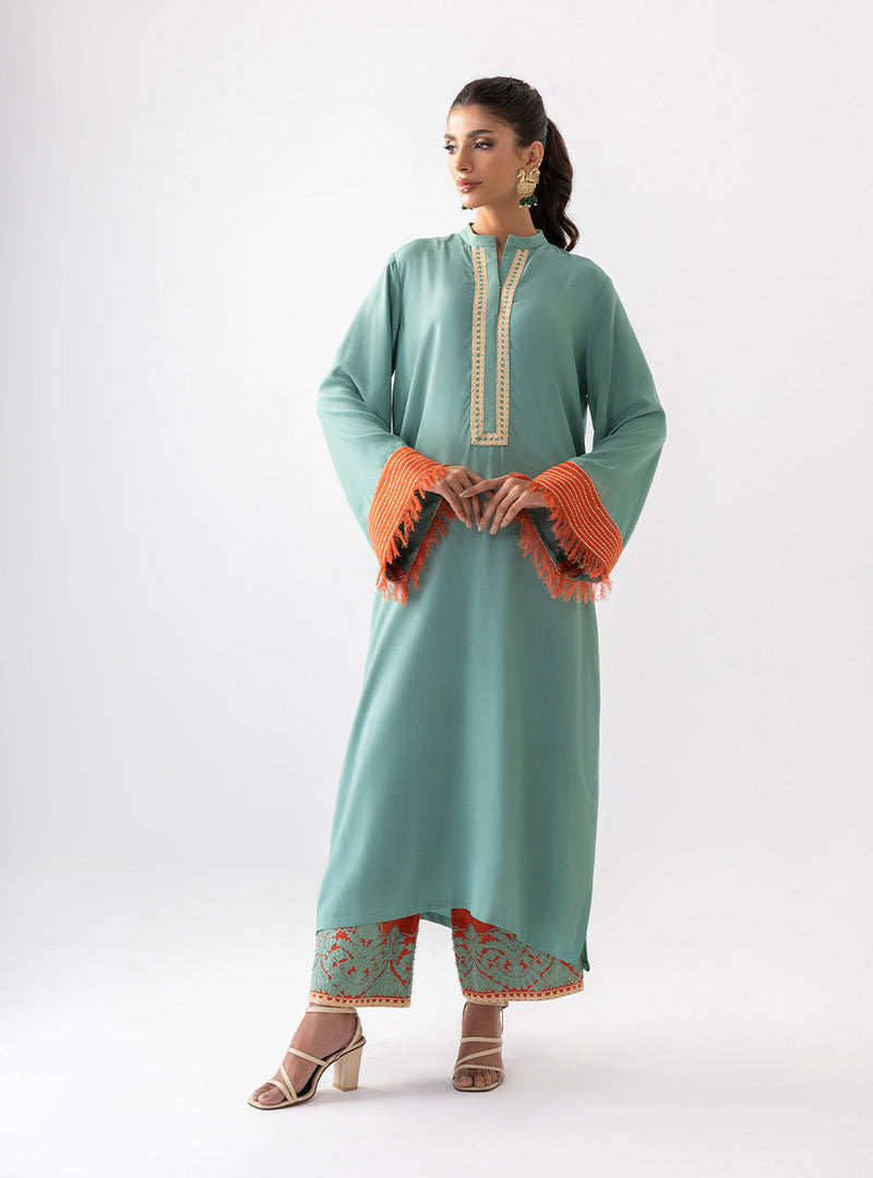 Zainab Chottani | Aara Casual Pret |  Olivia Glaze by Zainab Chottani - Designer Dress - Type: Ladies Clothes - Available at Libayah - 100% Original