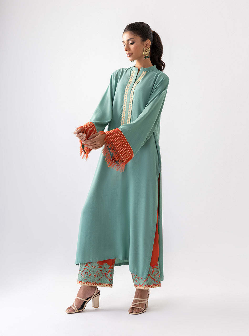 Zainab Chottani | Aara Casual Pret |  Olivia Glaze by Zainab Chottani - Designer Dress - Type: Ladies Clothes - Available at Libayah - 100% Original