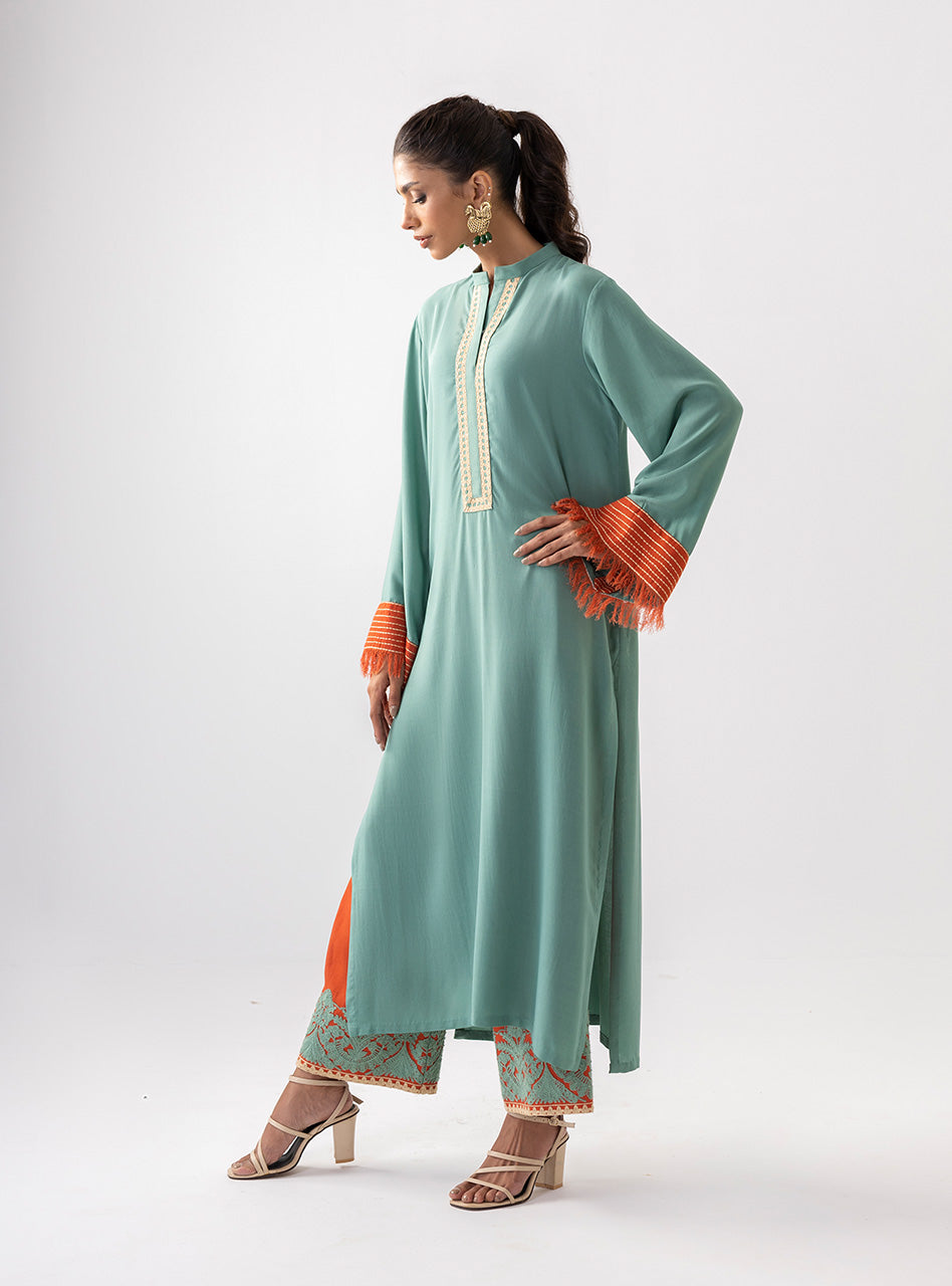 Zainab Chottani | Aara Casual Pret |  Olivia Glaze by Zainab Chottani - Designer Dress - Type: Ladies Clothes - Available at Libayah - 100% Original