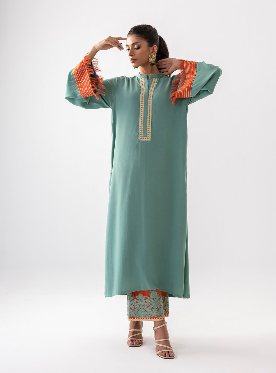 Zainab Chottani | Aara Casual Pret |  Olivia Glaze by Zainab Chottani - Designer Dress - Type: Ladies Clothes - Available at Libayah - 100% Original