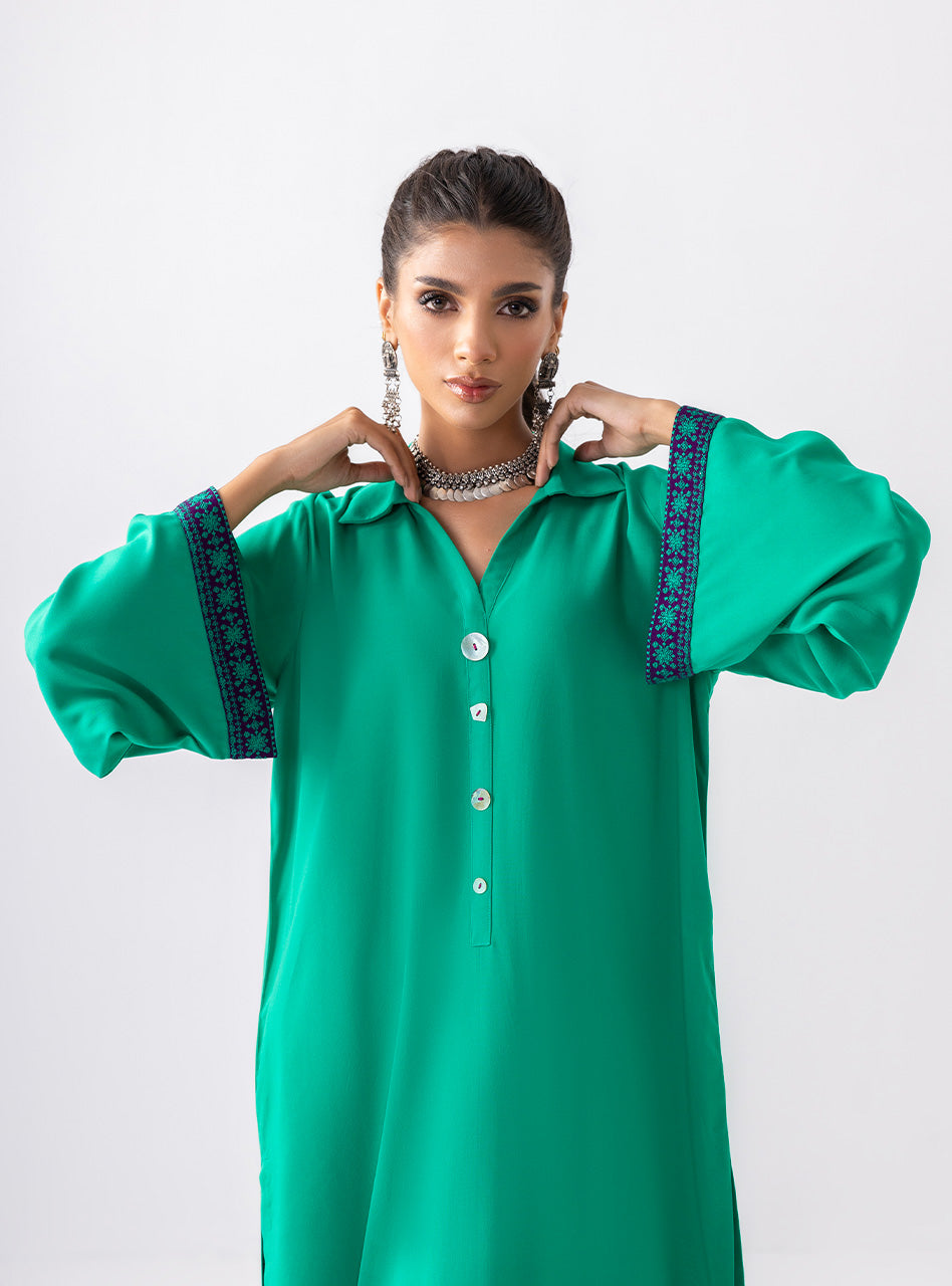 Zainab Chottani | Aara Casual Pret |  Serene Bloom by Zainab Chottani - Designer Dress - Type: Ladies Clothes - Available at Libayah - 100% Original