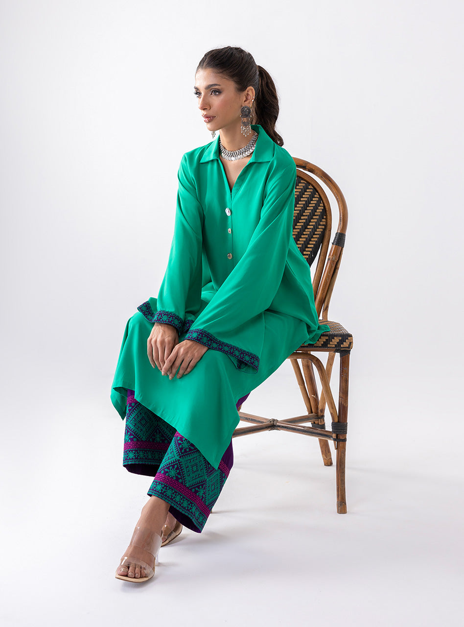 Zainab Chottani | Aara Casual Pret |  Serene Bloom by Zainab Chottani - Designer Dress - Type: Ladies Clothes - Available at Libayah - 100% Original