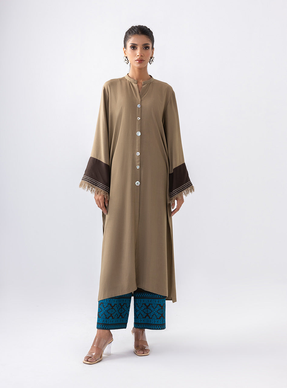 Zainab Chottani | Aara Casual Pret |  Rusty Rave by Zainab Chottani - Designer Dress - Type: Ladies Clothes - Available at Libayah - 100% Original