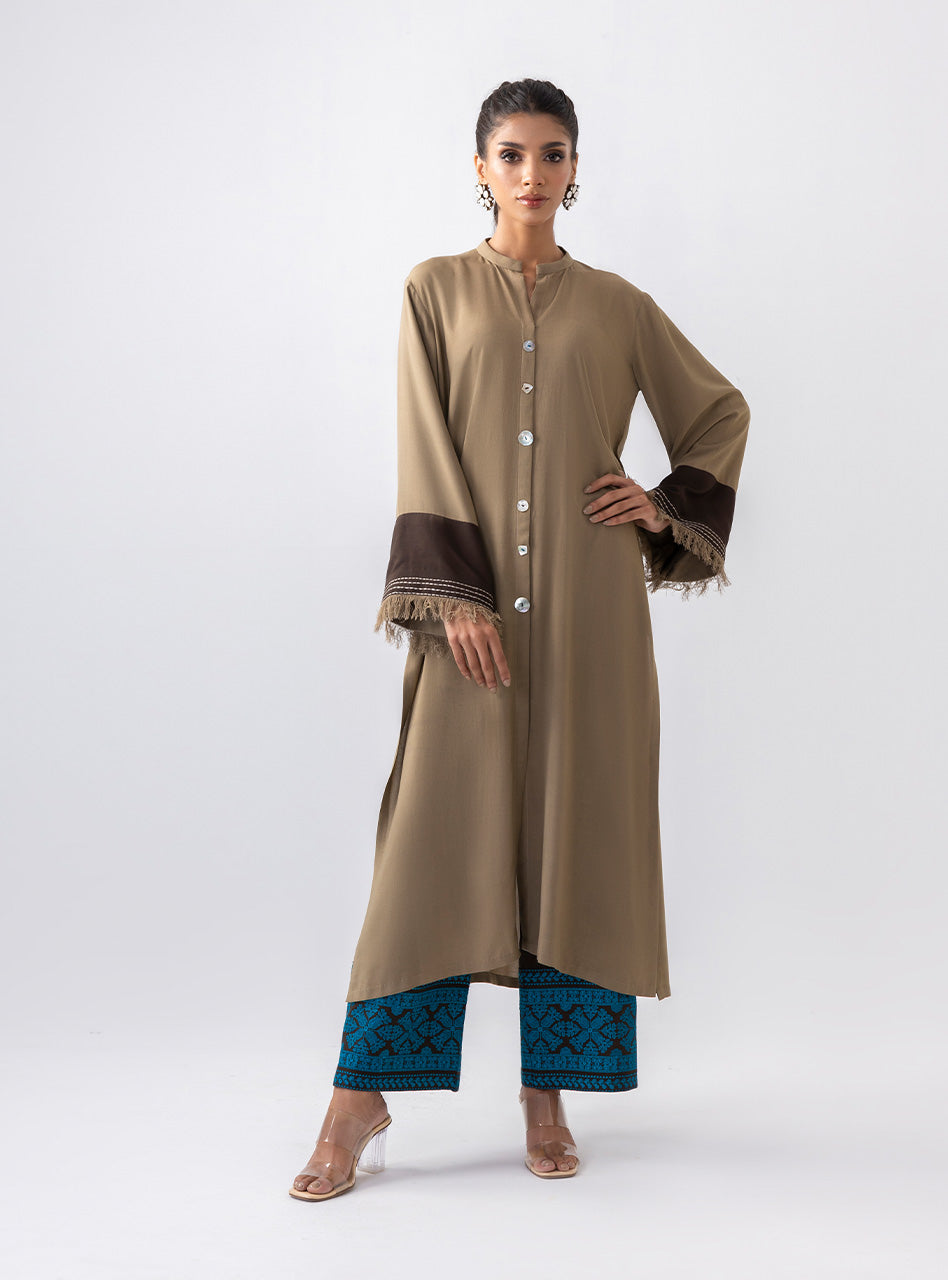 Zainab Chottani | Aara Casual Pret |  Rusty Rave by Zainab Chottani - Designer Dress - Type: Ladies Clothes - Available at Libayah - 100% Original