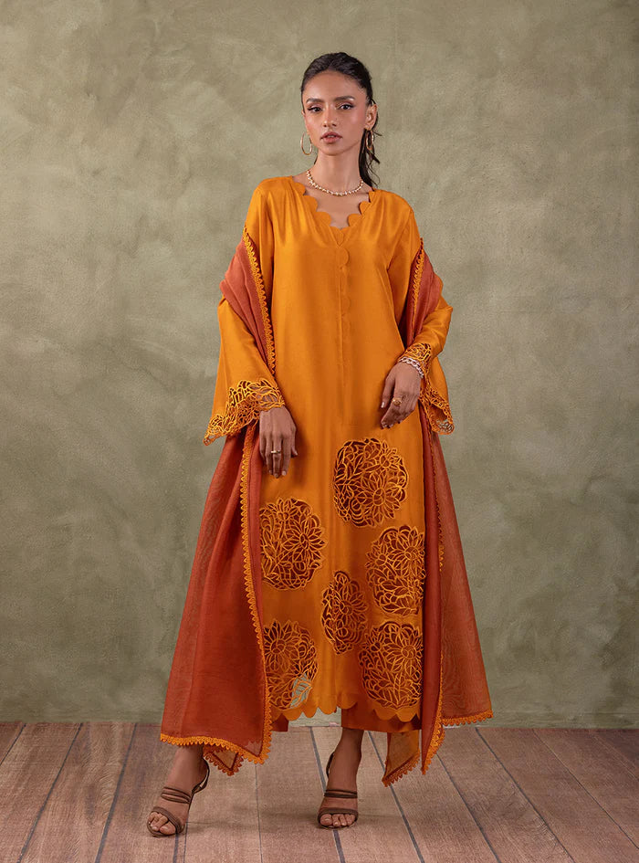 Zainab Chottani | Eid Edit 24 | Burning Amber by Zainab Chottani - Designer Dress - Type: Ladies Clothes - Available at Libayah - 100% Original