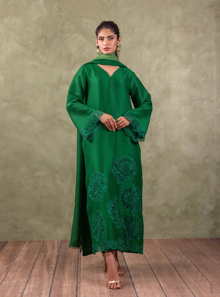 Zainab Chottani | Eid Edit 24 | Royal Jade by Zainab Chottani - Designer Dress - Type: Ladies Clothes - Available at Libayah - 100% Original