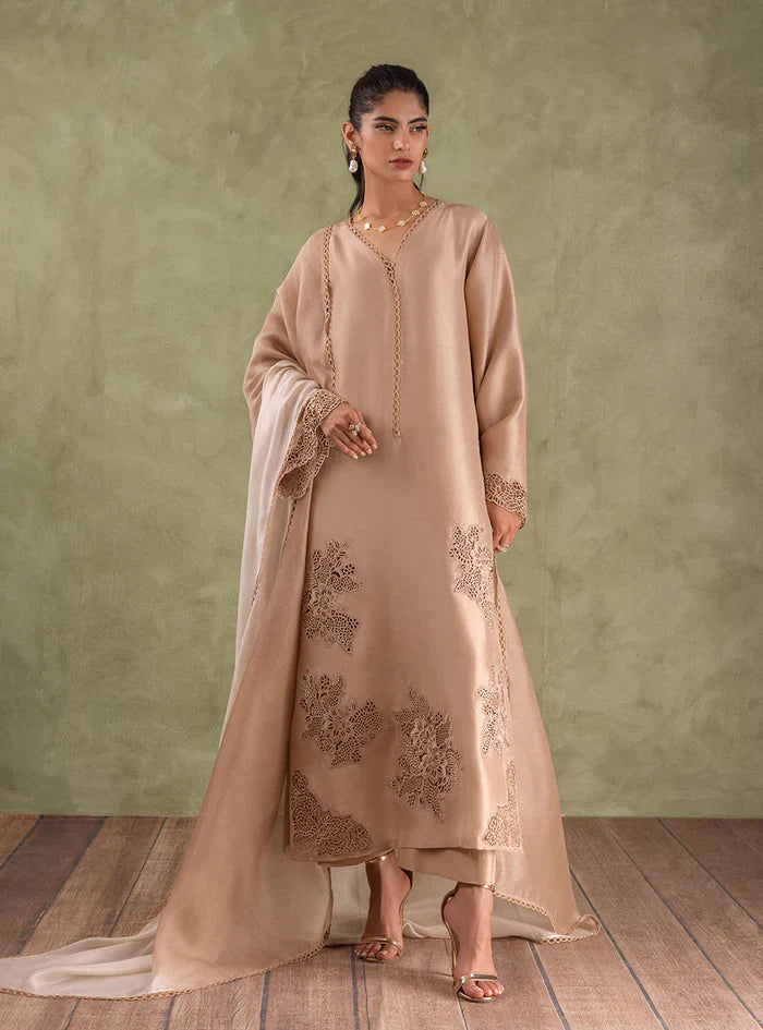 Zainab Chottani | Eid Edit 24 | Coral Champagne by Zainab Chottani - Designer Dress - Type: Ladies Clothes - Available at Libayah - 100% Original