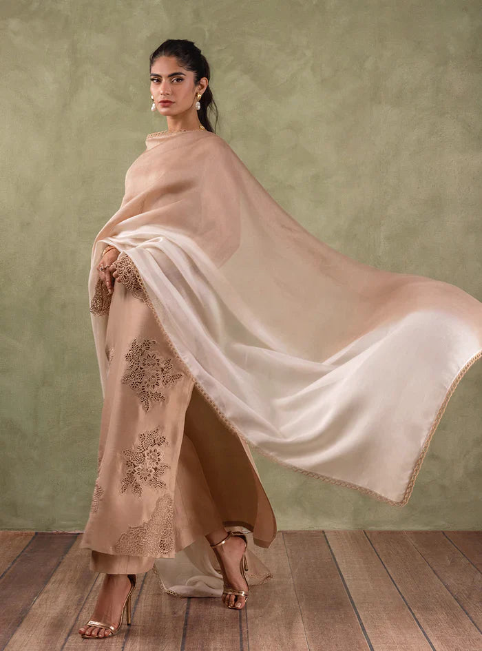 Zainab Chottani | Eid Edit 24 | Coral Champagne by Zainab Chottani - Designer Dress - Type: Ladies Clothes - Available at Libayah - 100% Original