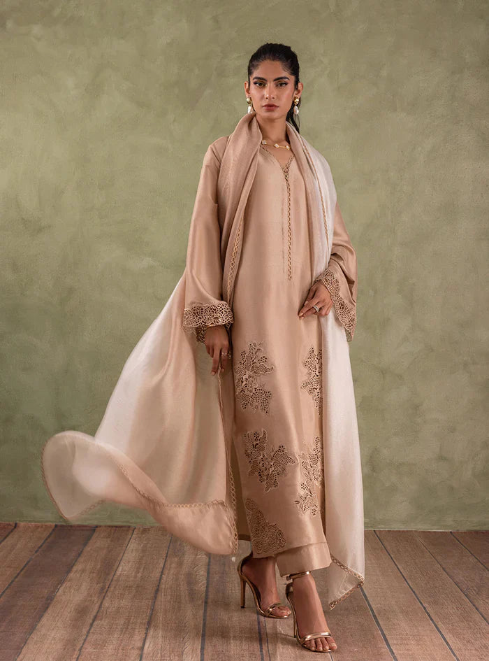 Zainab Chottani | Eid Edit 24 | Coral Champagne by Zainab Chottani - Designer Dress - Type: Ladies Clothes - Available at Libayah - 100% Original